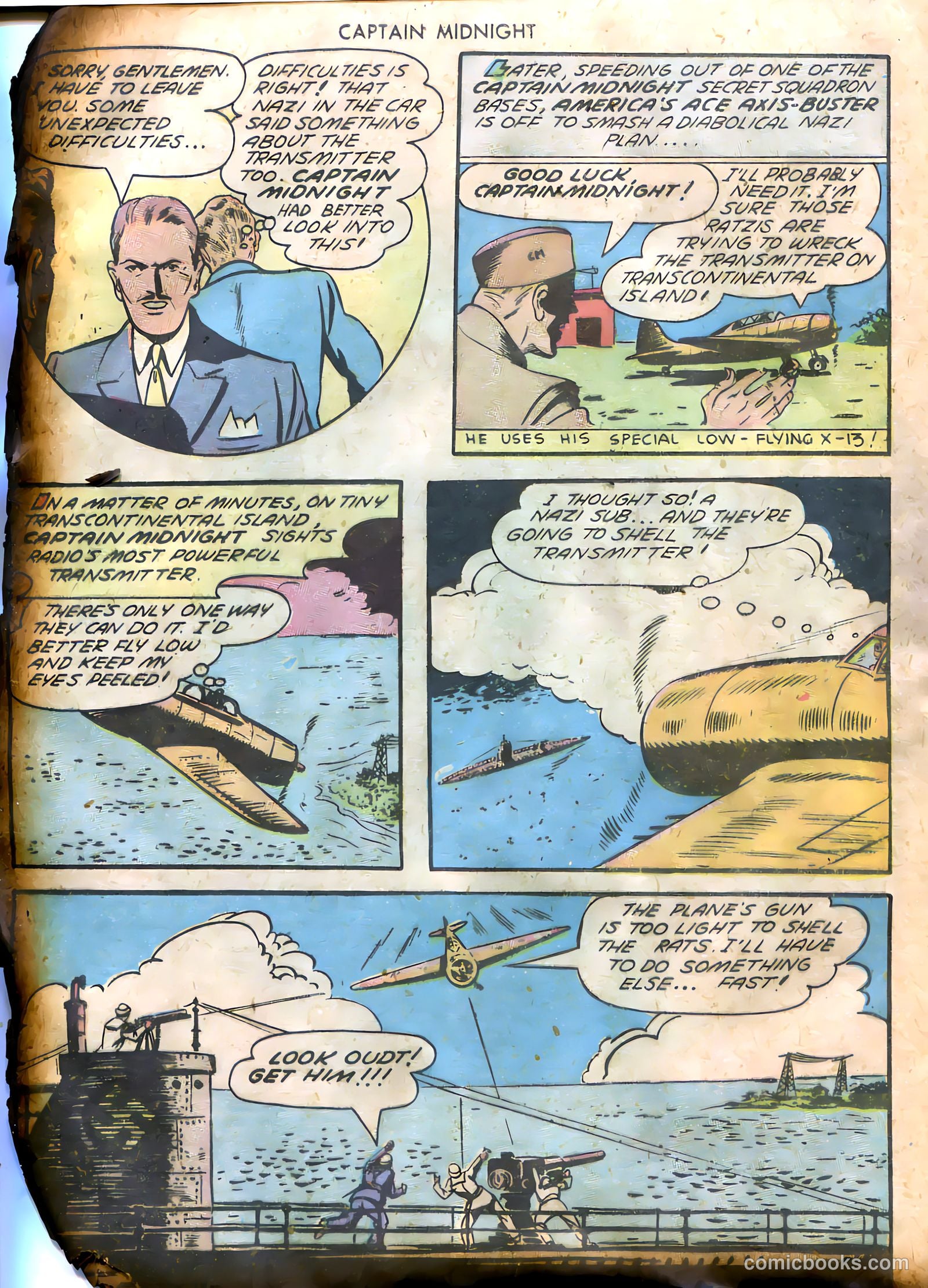 Captain Midnight #6 — page 58 of 68