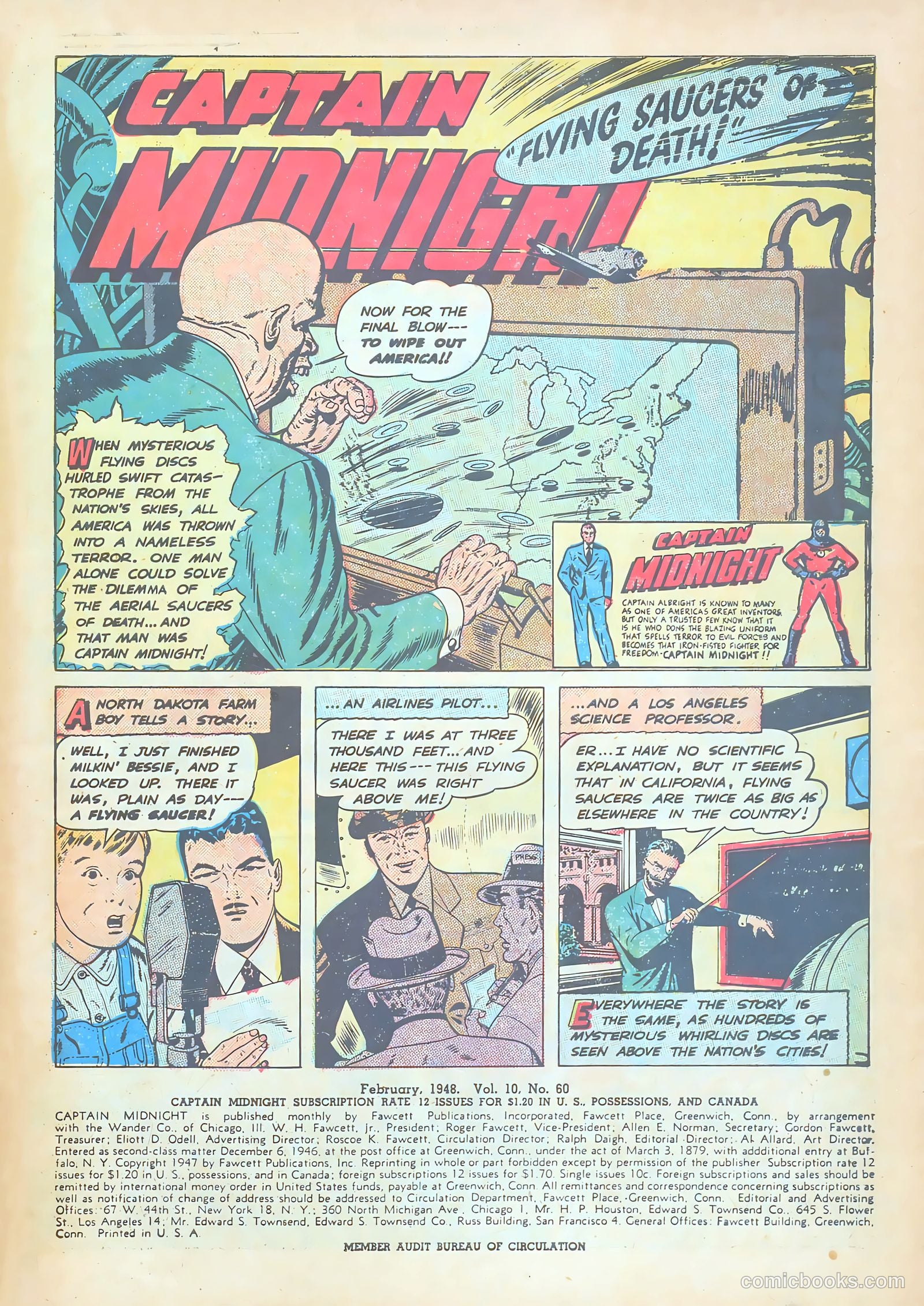 Captain Midnight #60 — page 3 of 36