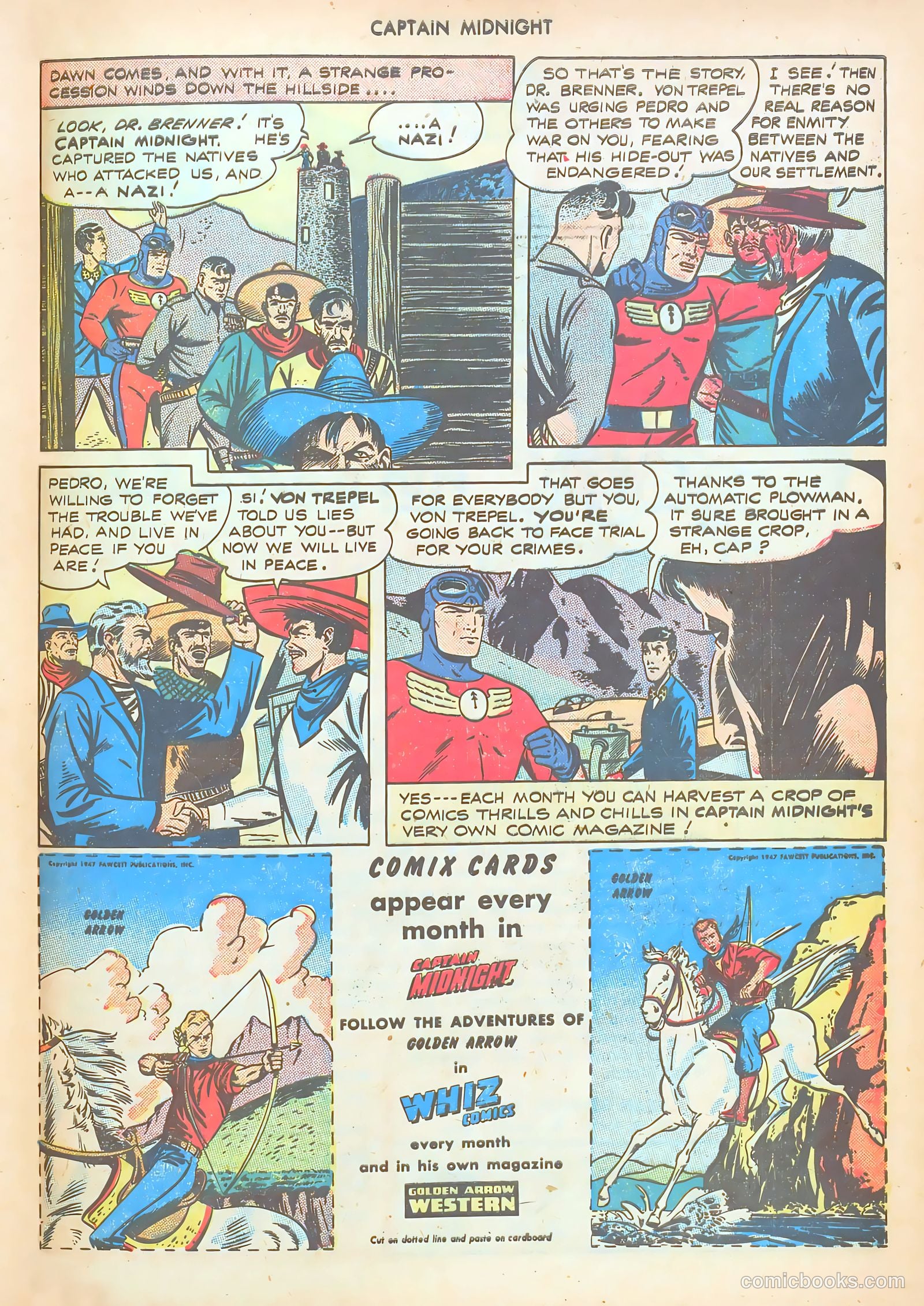 Captain Midnight #60 — page 33 of 36