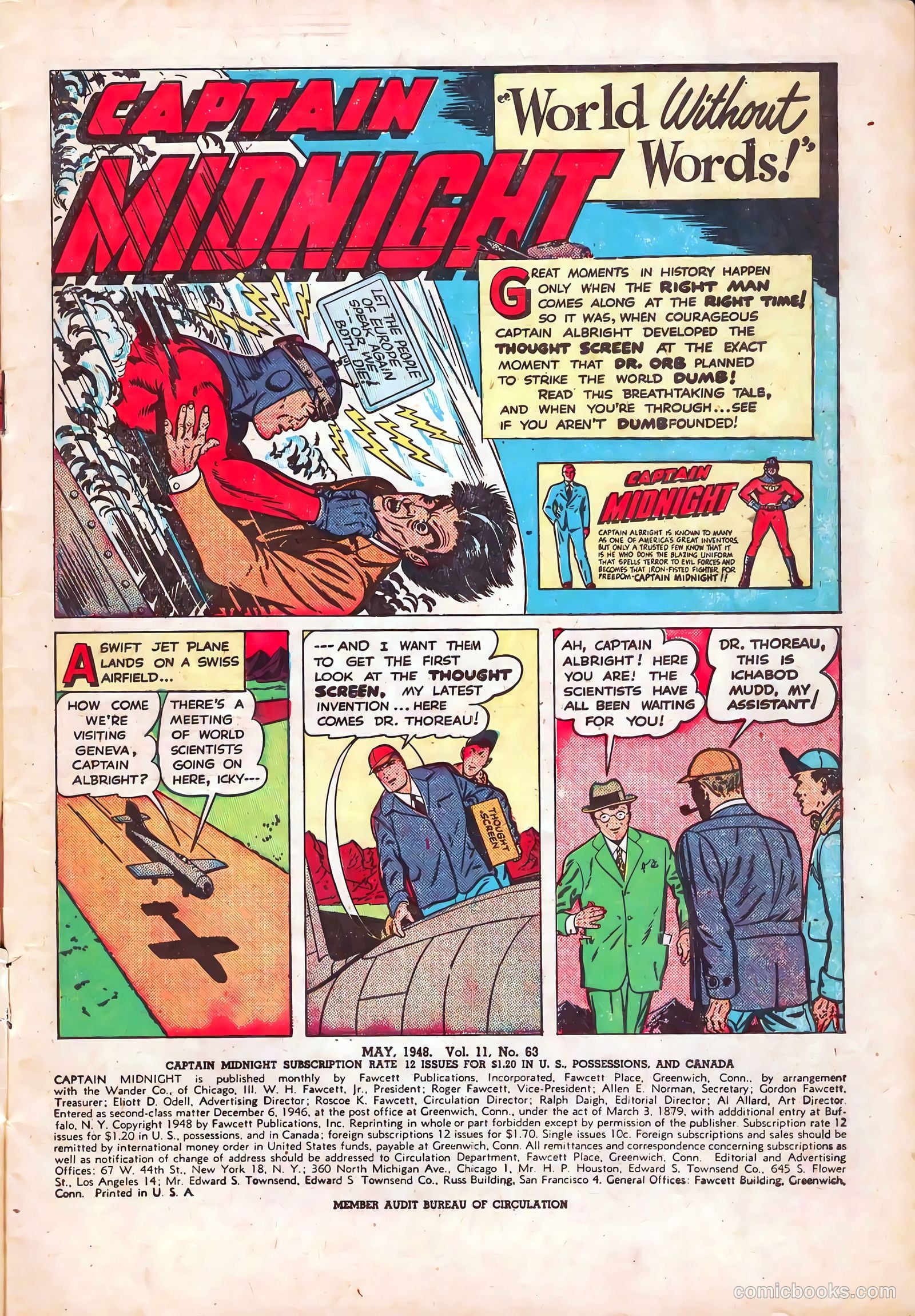 Captain Midnight #63 — page 3 of 36