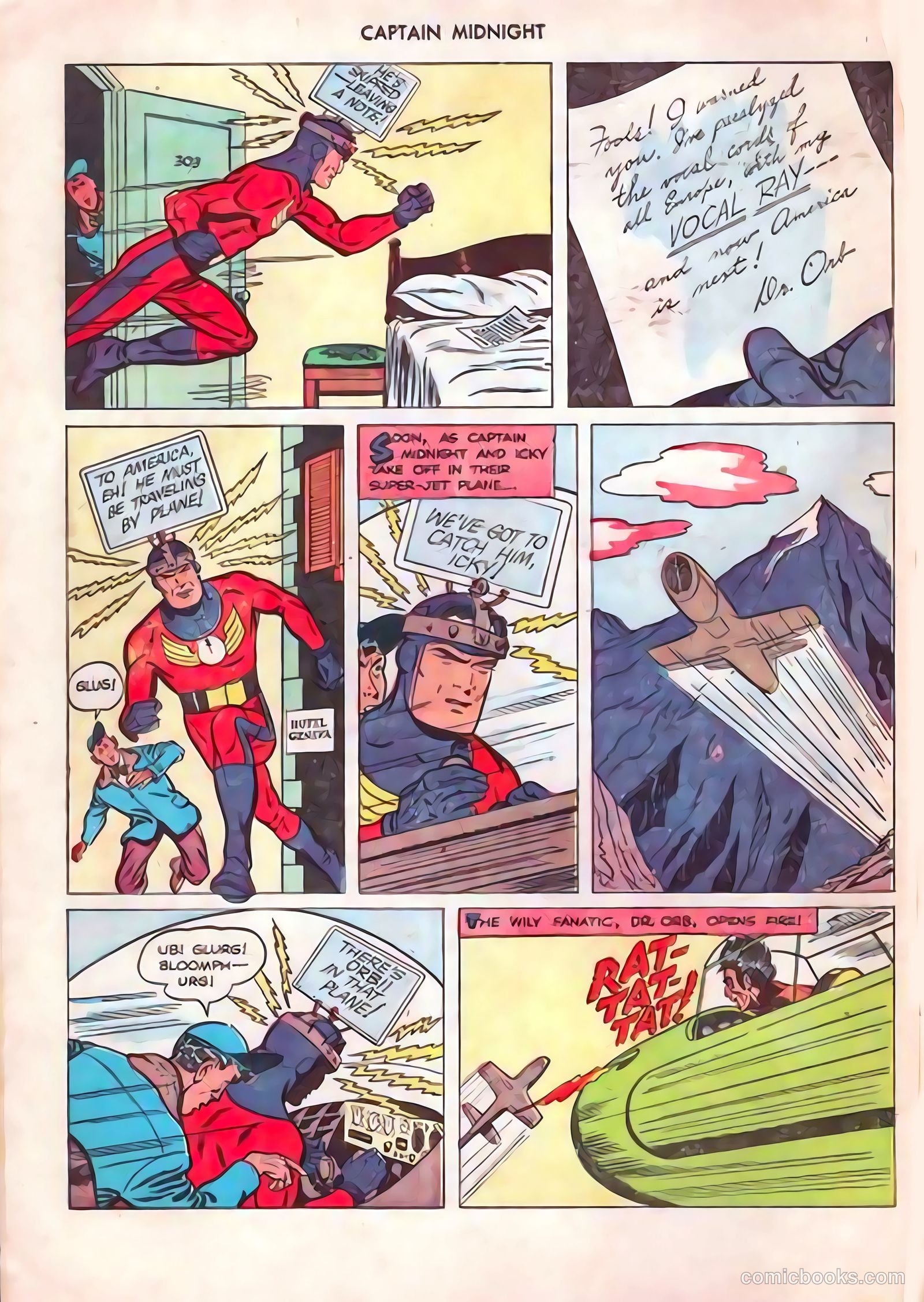 Captain Midnight #63 — page 6 of 36