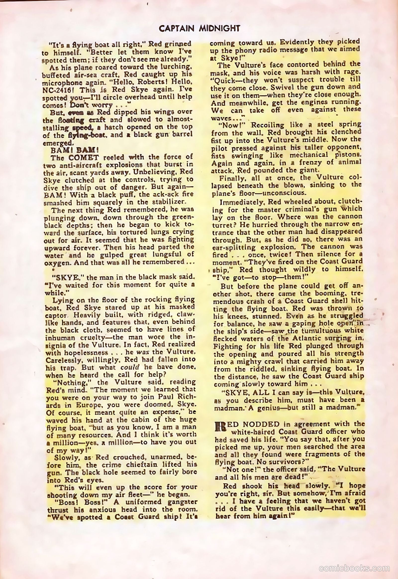 Captain Midnight #63 — page 26 of 36