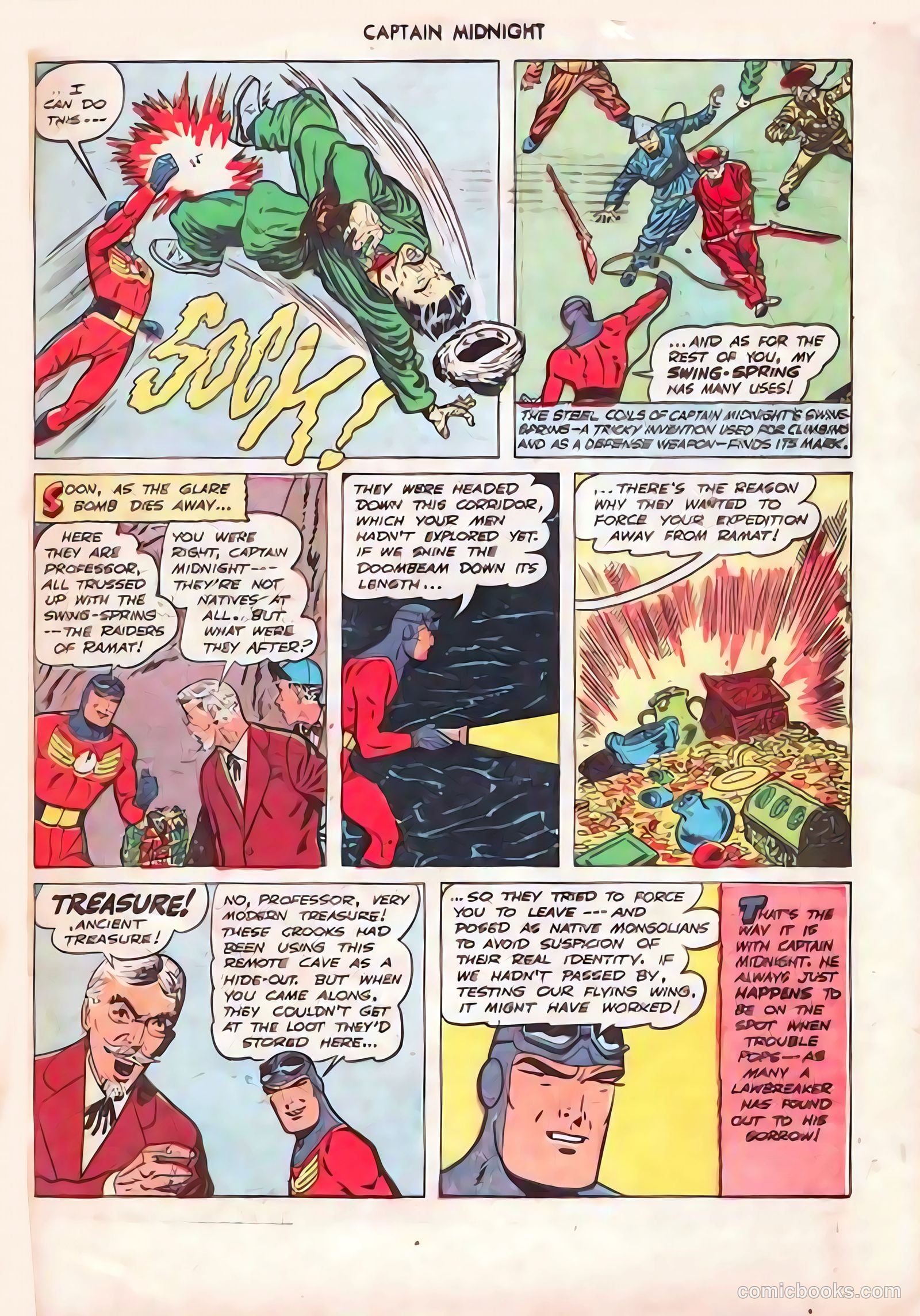 Captain Midnight #63 — page 33 of 36