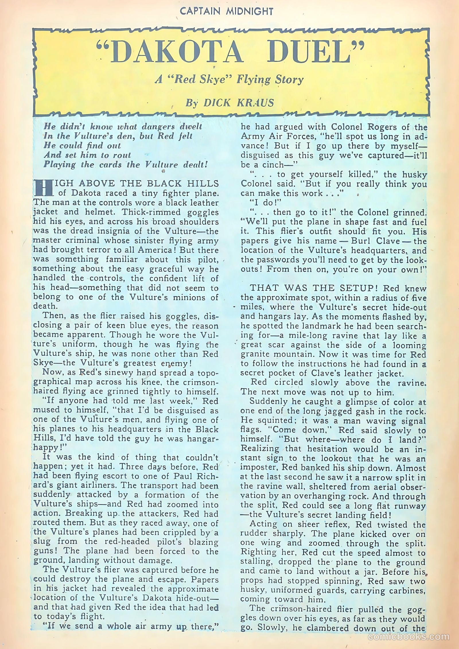 Captain Midnight #64 — page 16 of 36