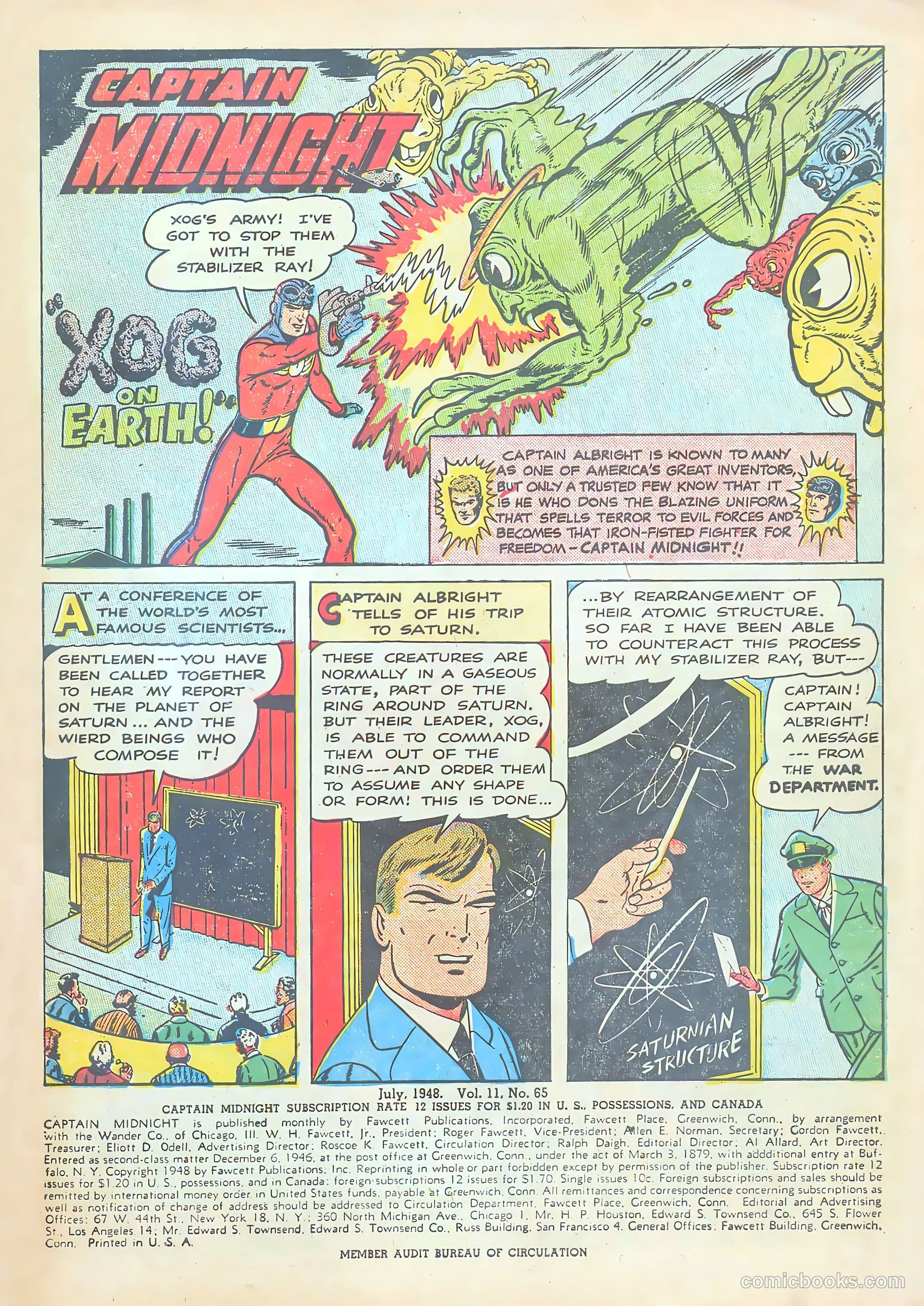 Captain Midnight #65 — page 3 of 36