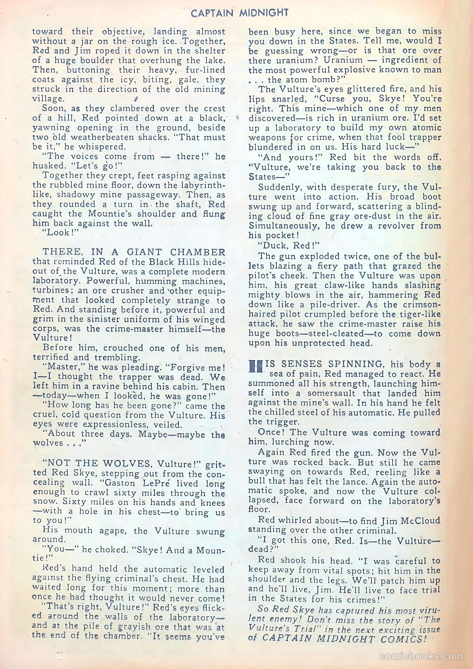 Captain Midnight #65 — page 16 of 36