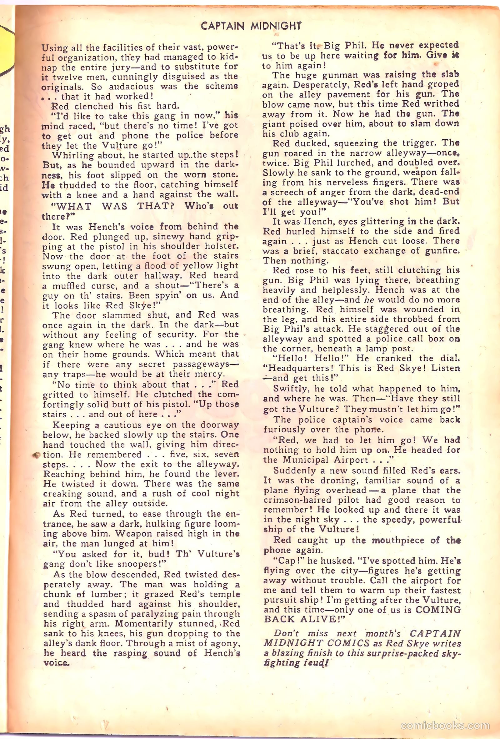 Captain Midnight #66 — page 19 of 38
