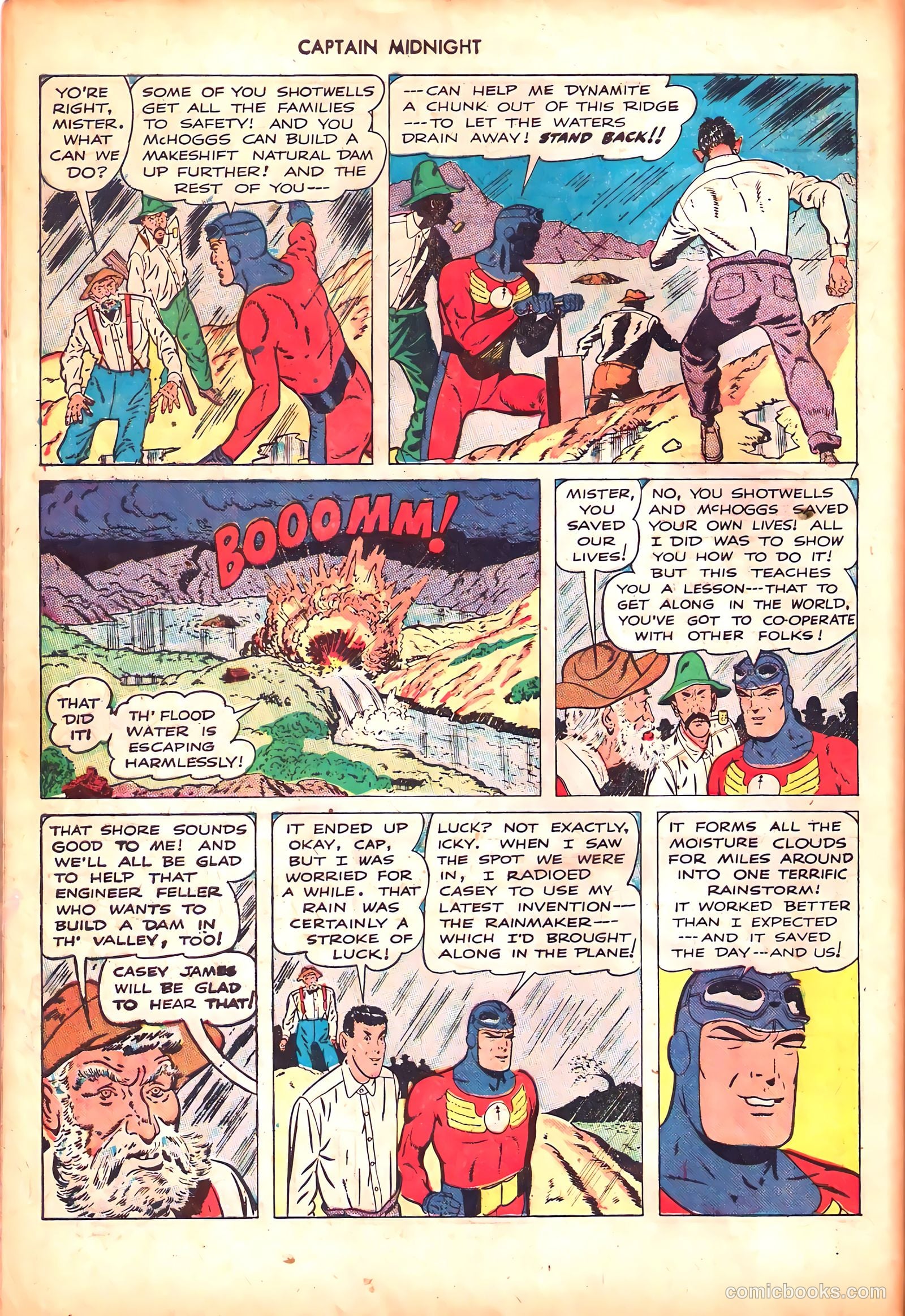 Captain Midnight #66 — page 34 of 38