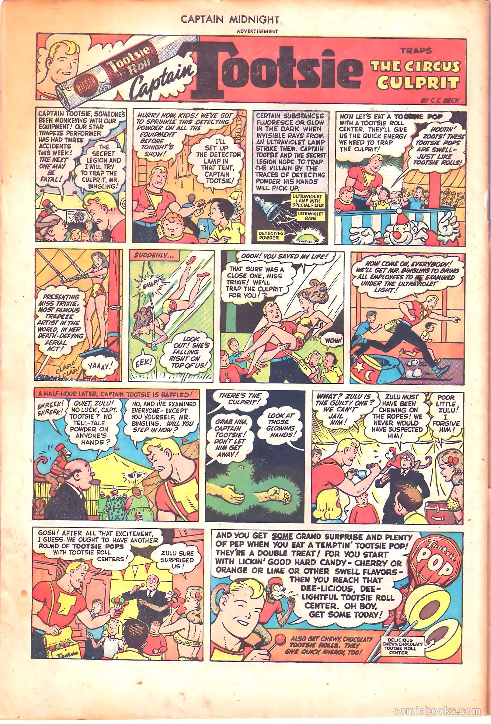 Captain Midnight #66 — page 36 of 38