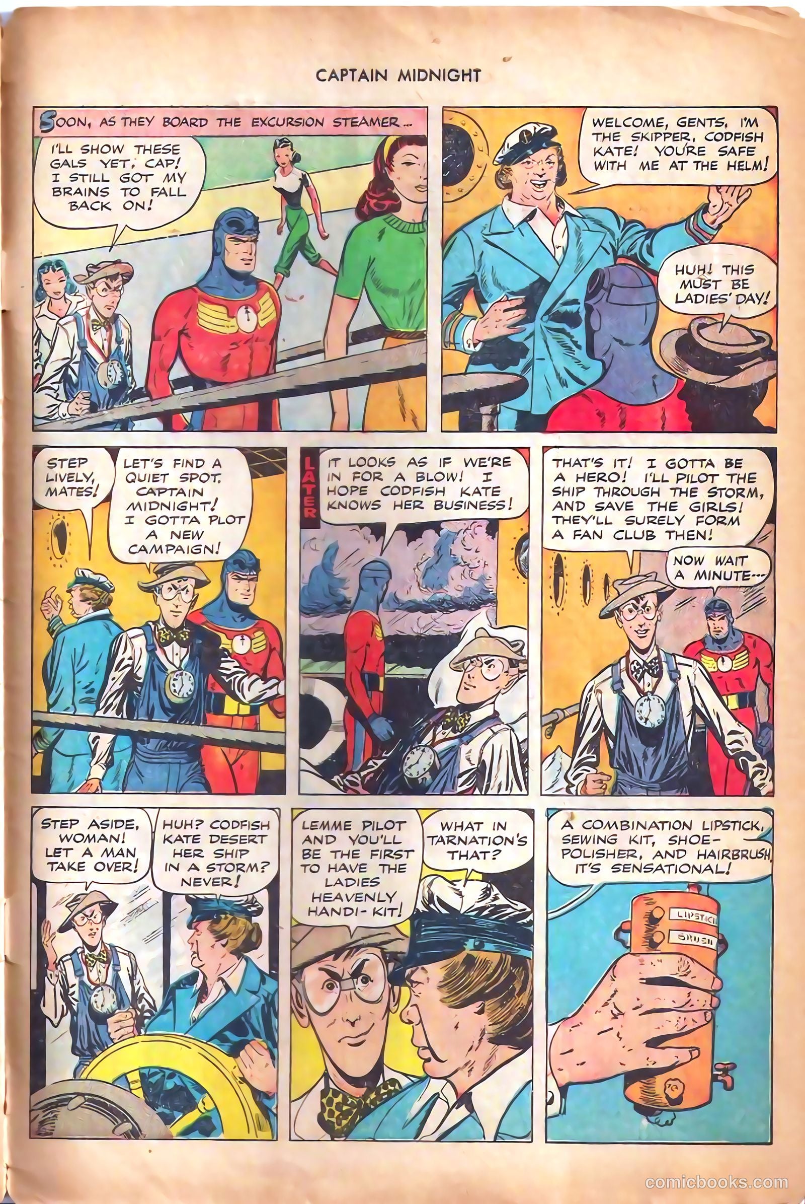 Captain Midnight #67 — page 31 of 36
