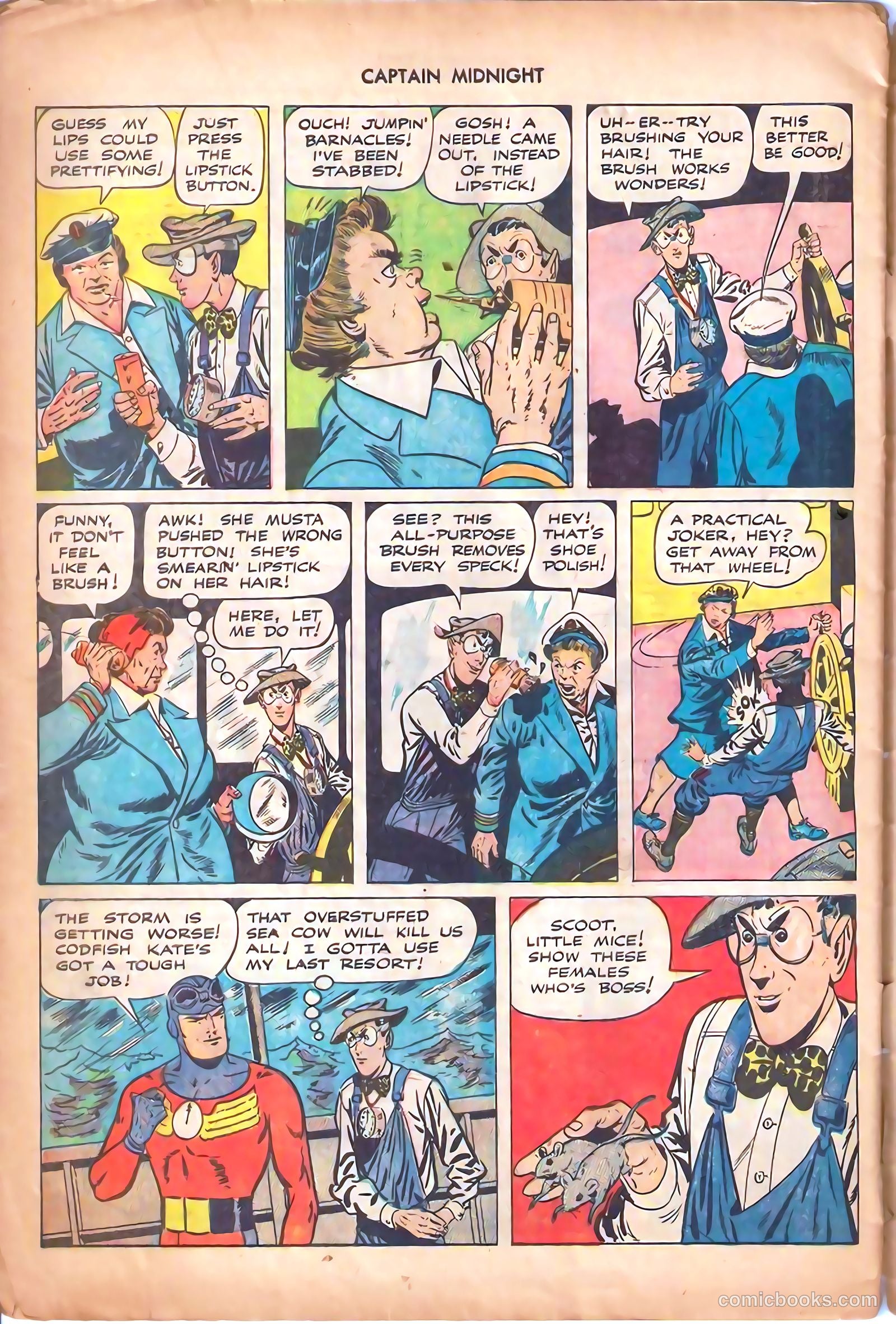 Captain Midnight #67 — page 32 of 36