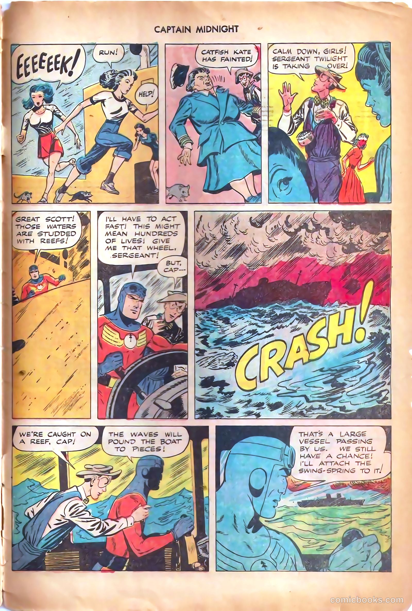 Captain Midnight #67 — page 33 of 36