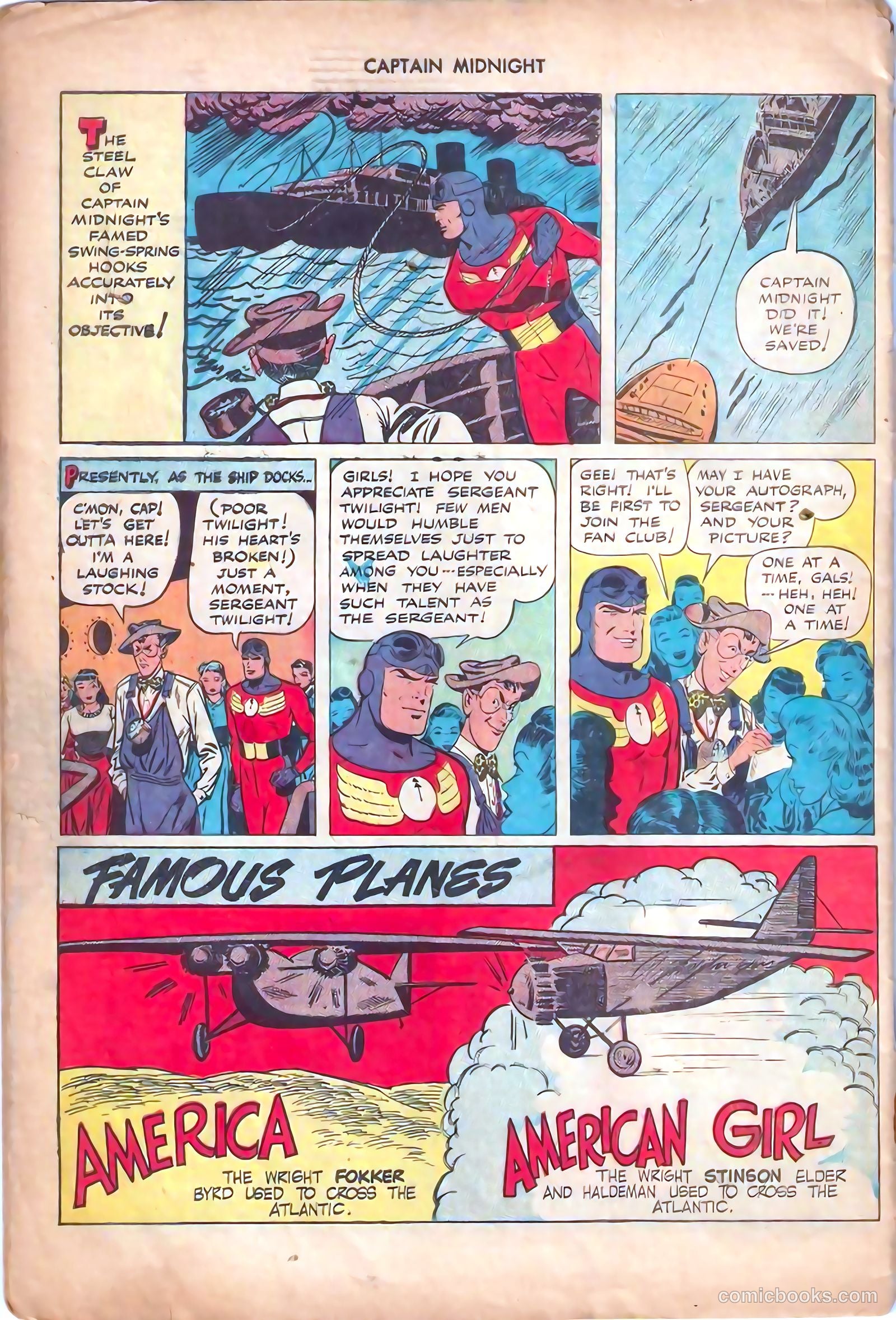 Captain Midnight #67 — page 34 of 36