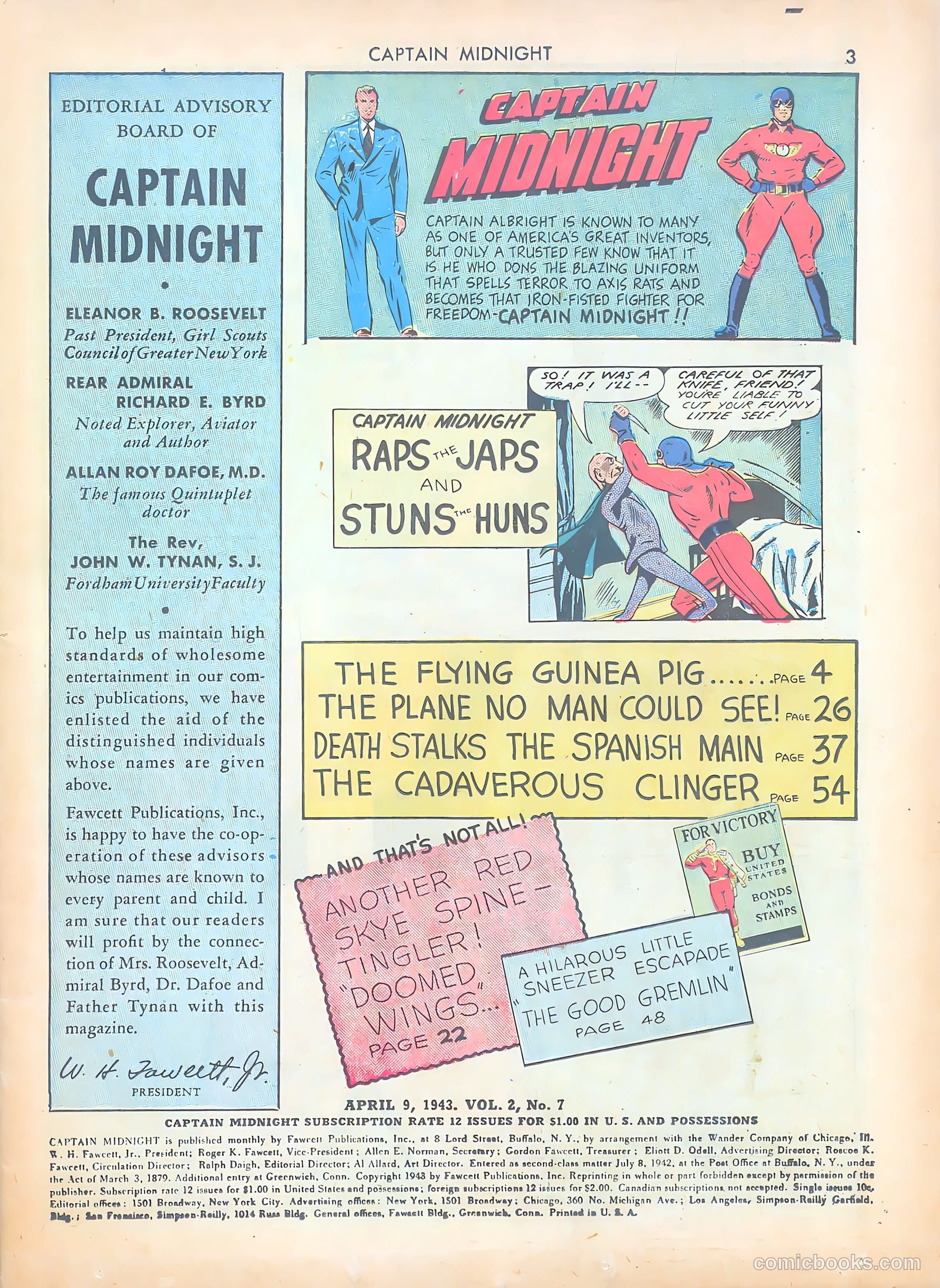 Captain Midnight #7 — page 3 of 68