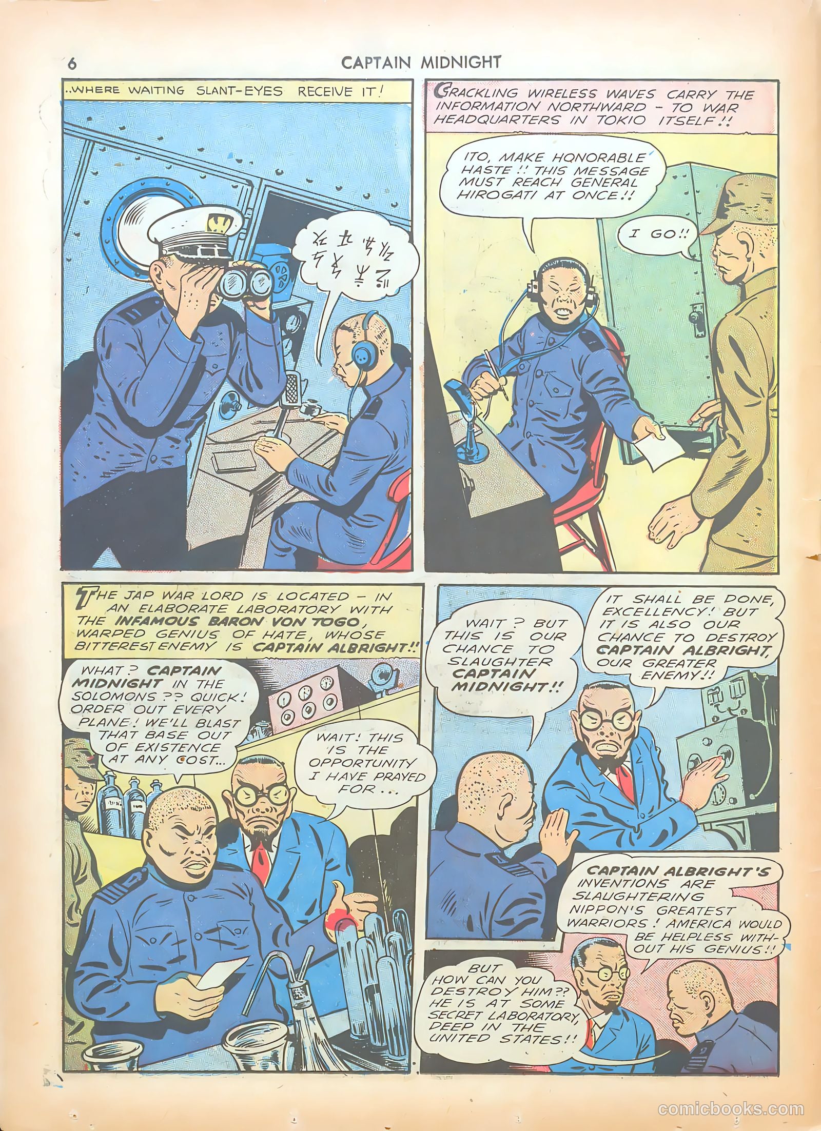 Captain Midnight #7 — page 6 of 68