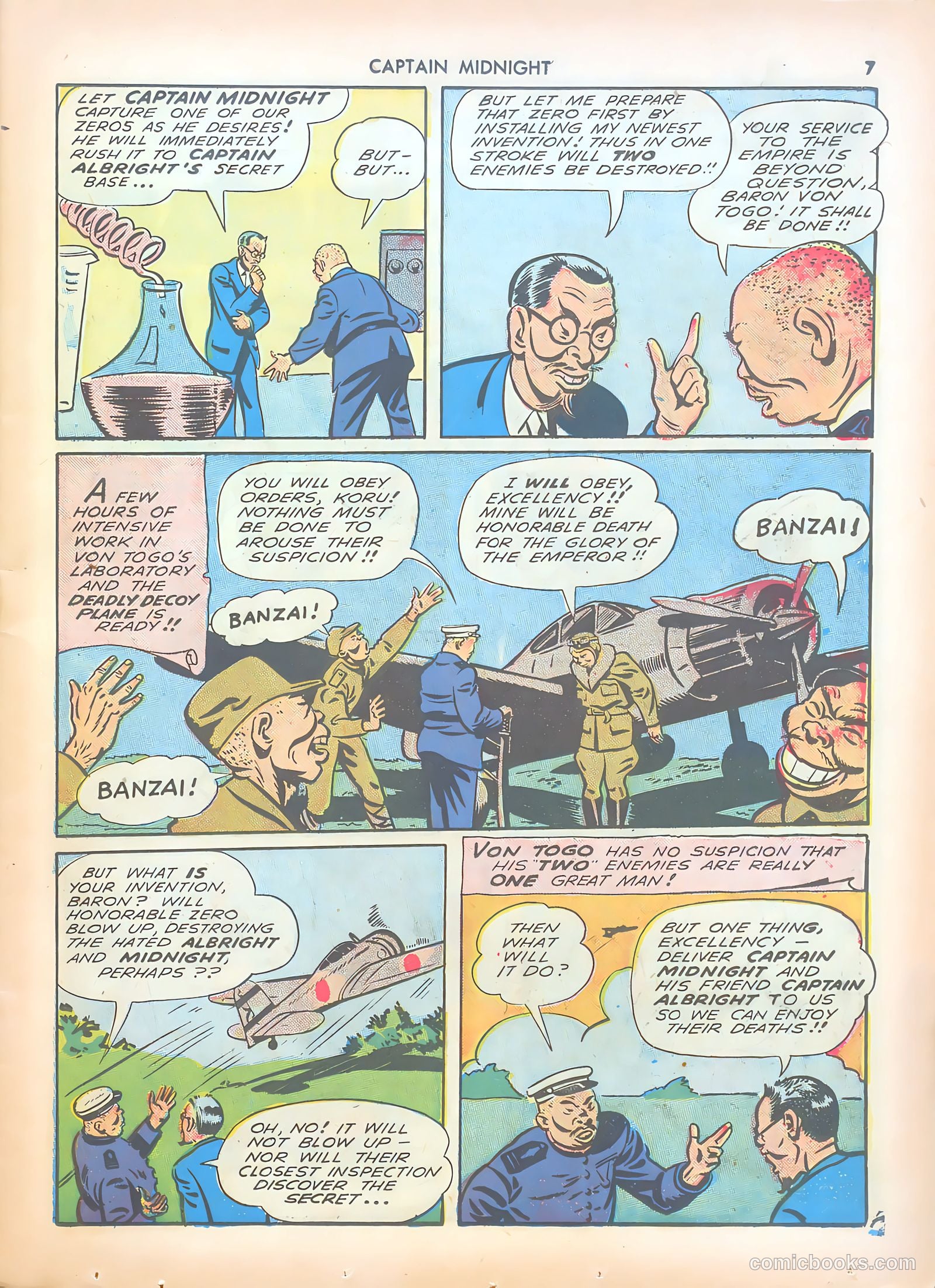 Captain Midnight #7 — page 7 of 68