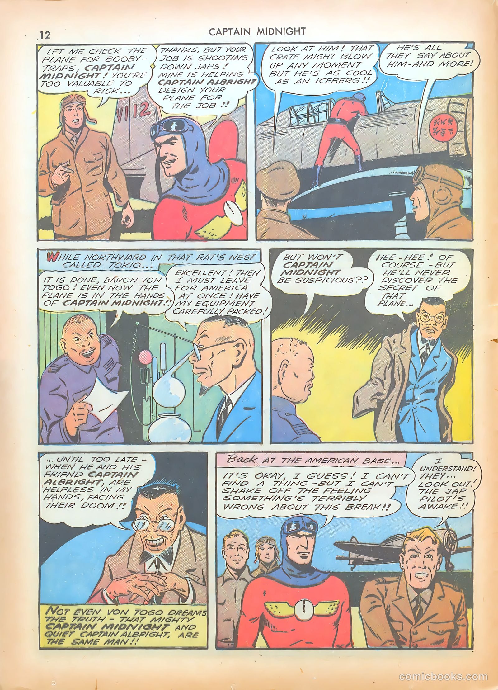 Captain Midnight #7 — page 12 of 68