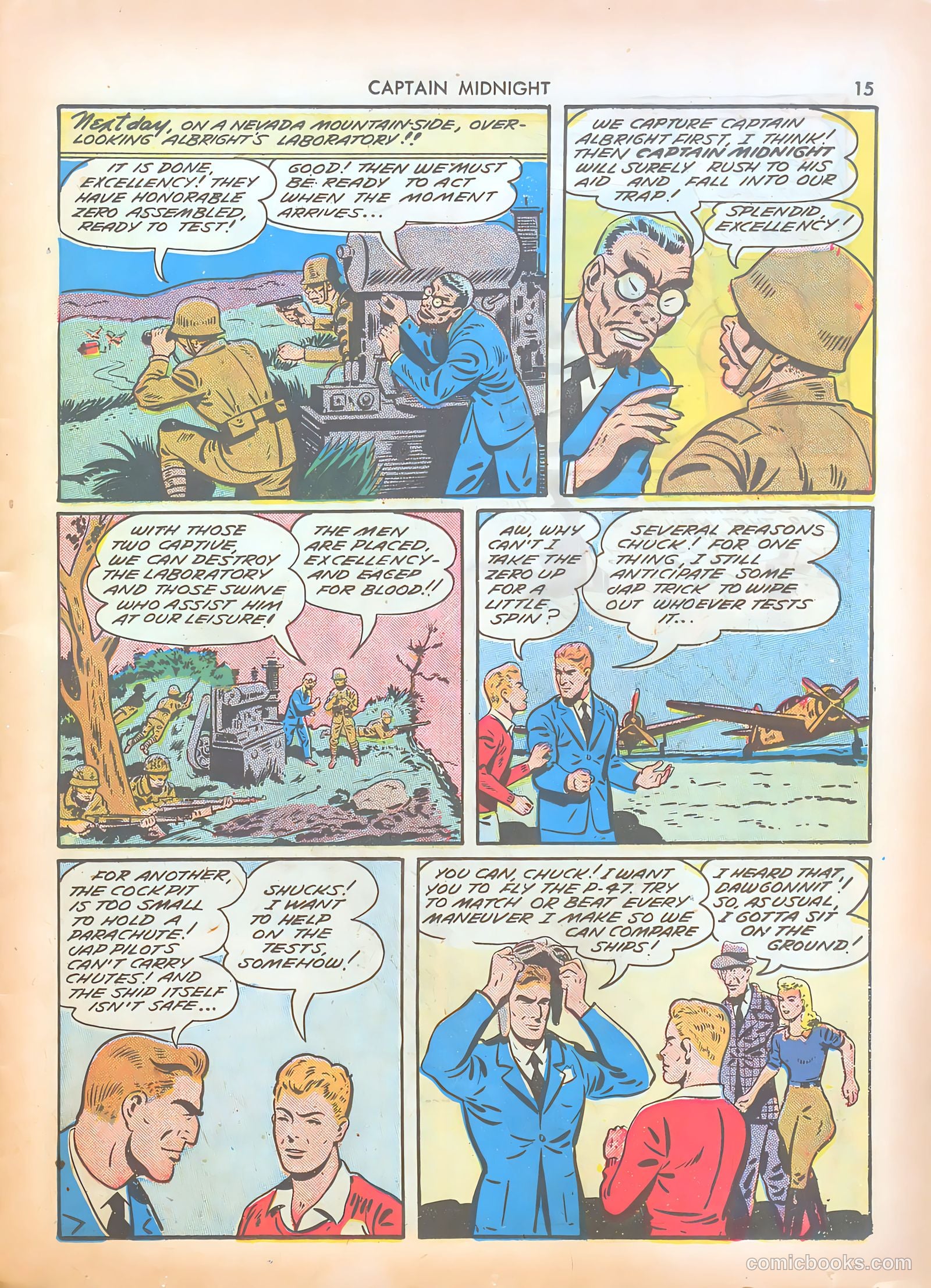 Captain Midnight #7 — page 15 of 68