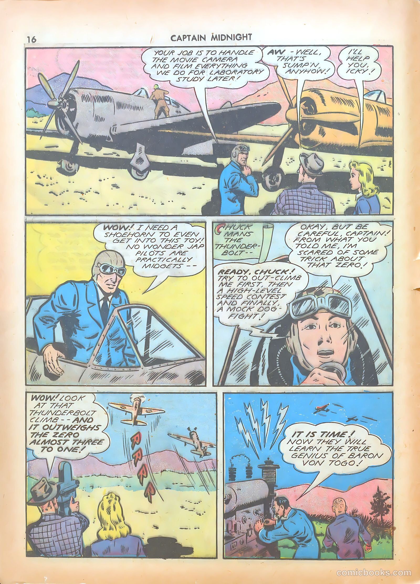 Captain Midnight #7 — page 16 of 68