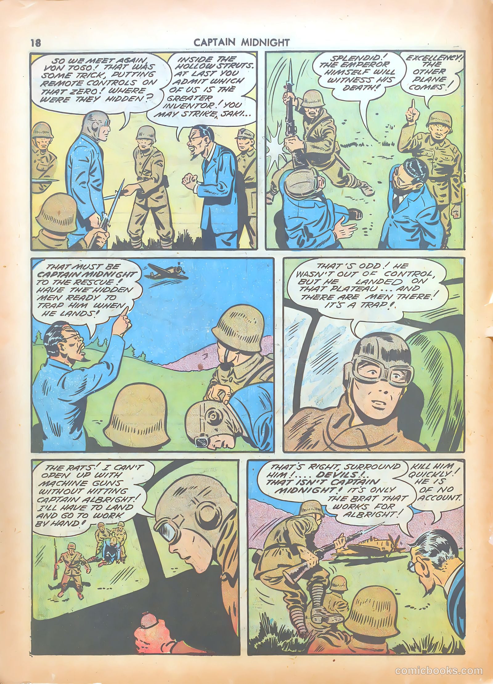 Captain Midnight #7 — page 18 of 68