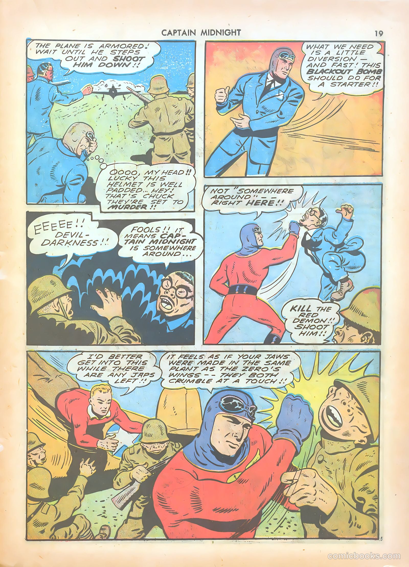 Captain Midnight #7 — page 19 of 68