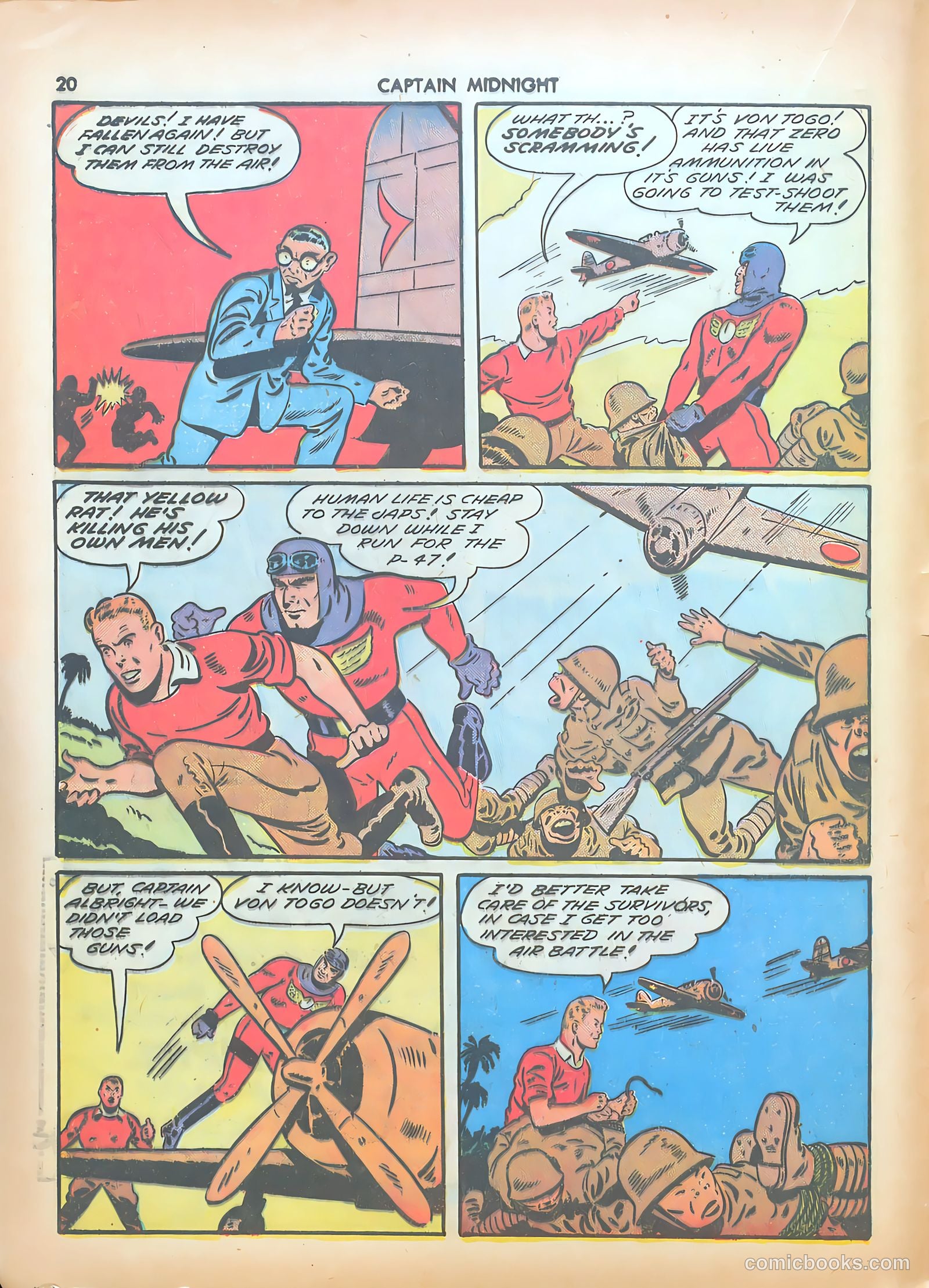 Captain Midnight #7 — page 20 of 68