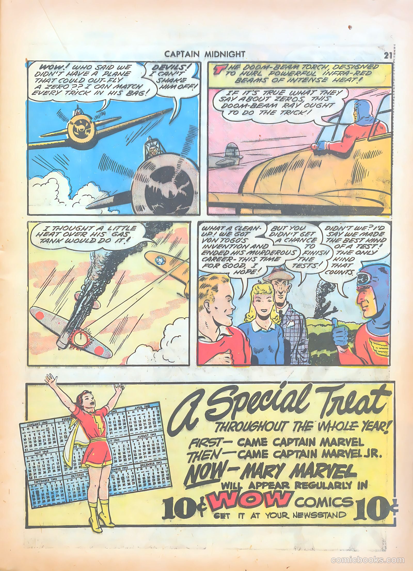Captain Midnight #7 — page 21 of 68