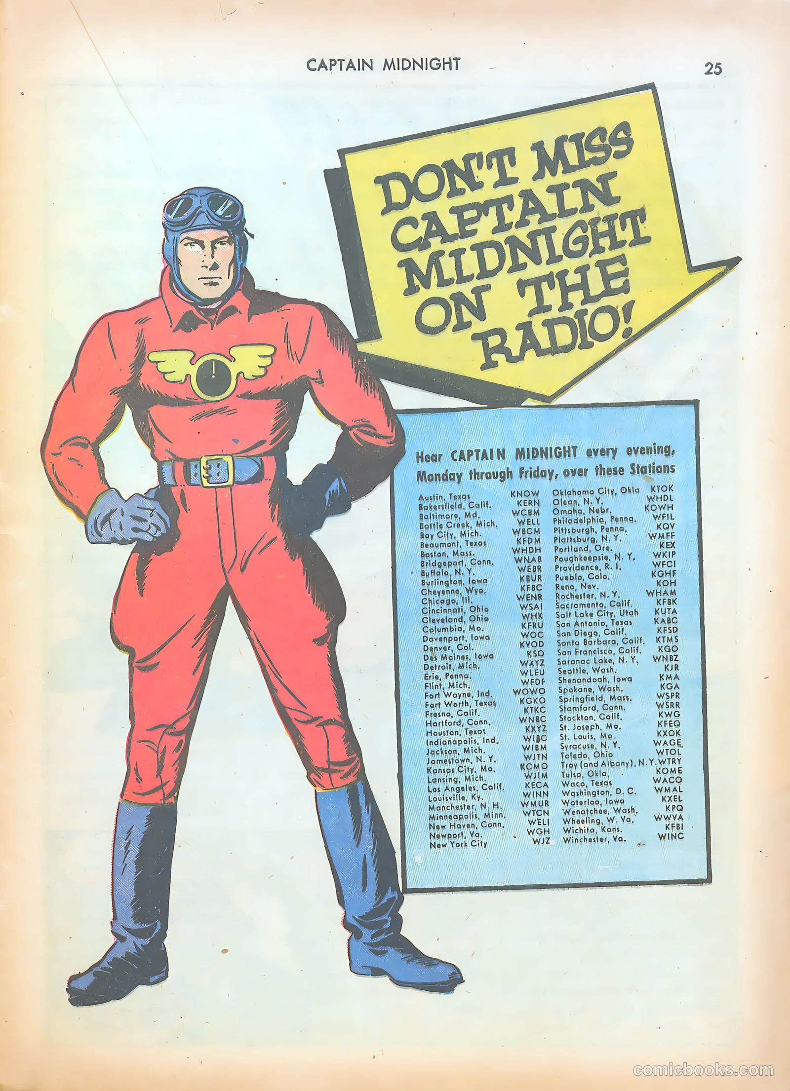 Captain Midnight #7 — page 25 of 68