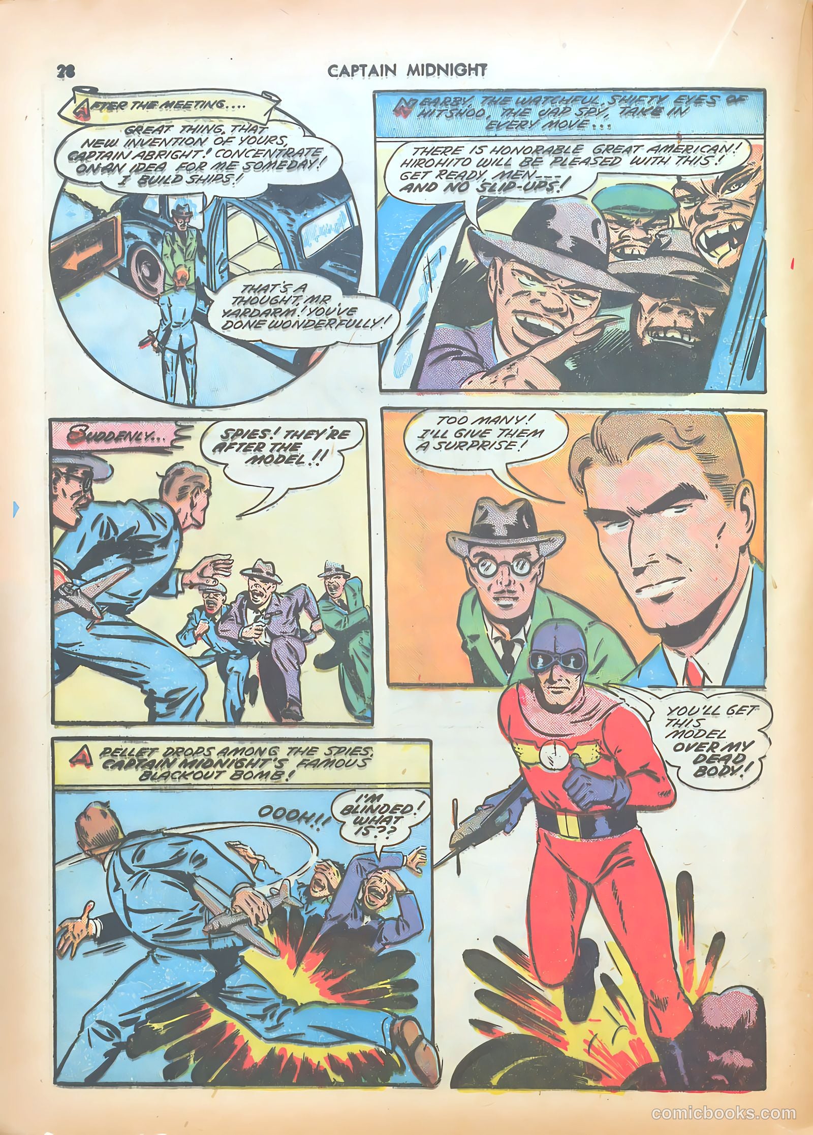 Captain Midnight #7 — page 28 of 68