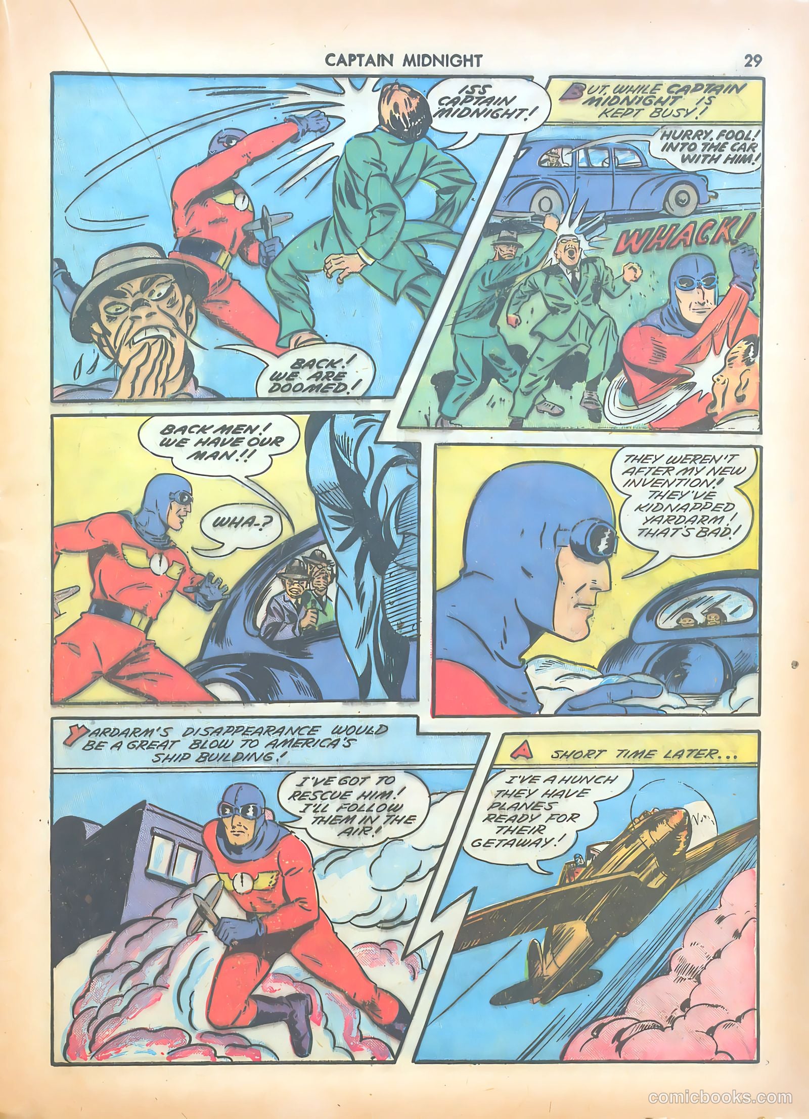 Captain Midnight #7 — page 29 of 68