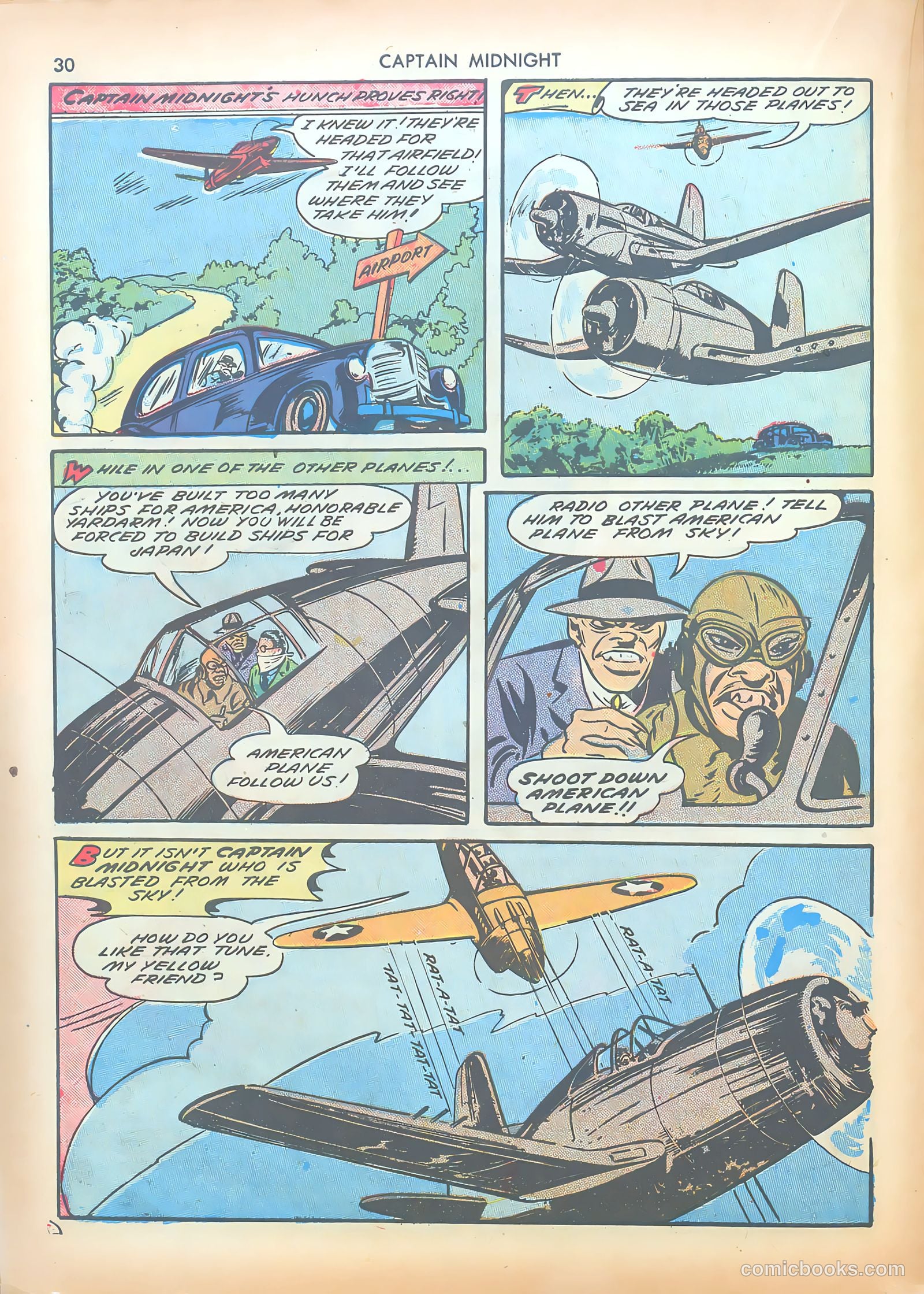 Captain Midnight #7 — page 30 of 68