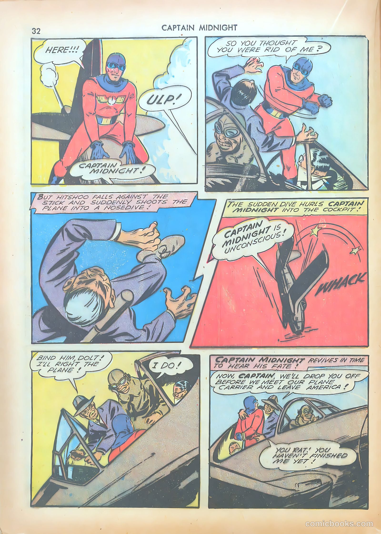 Captain Midnight #7 — page 32 of 68