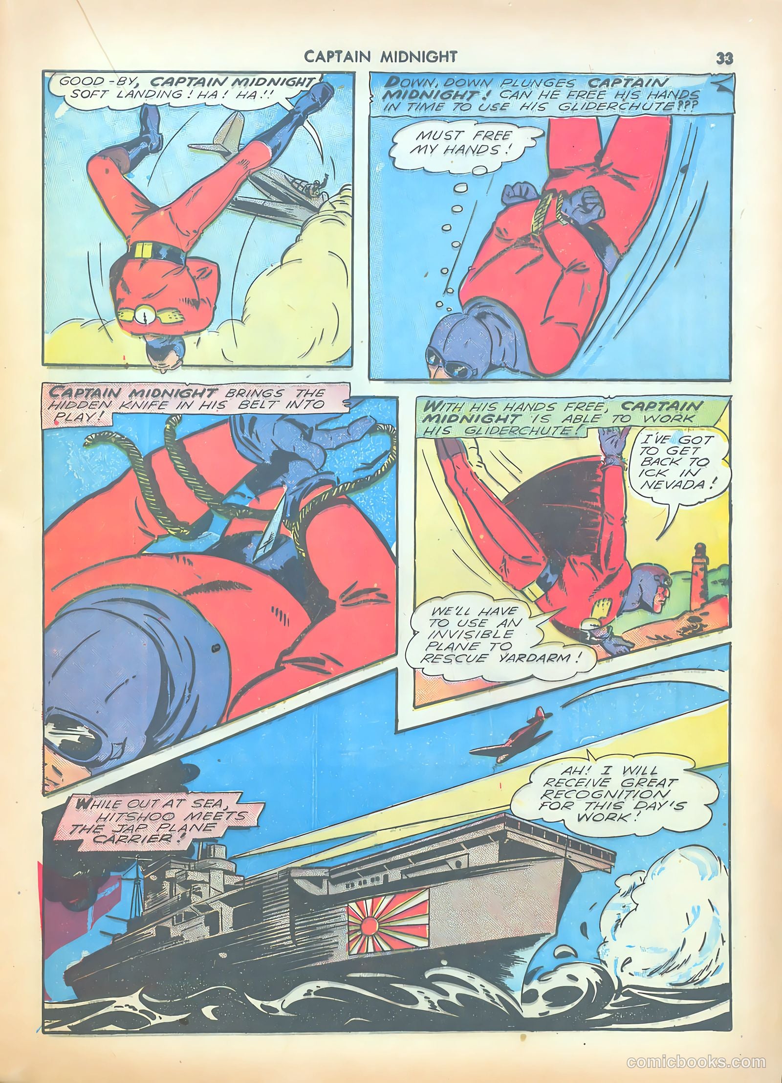 Captain Midnight #7 — page 33 of 68