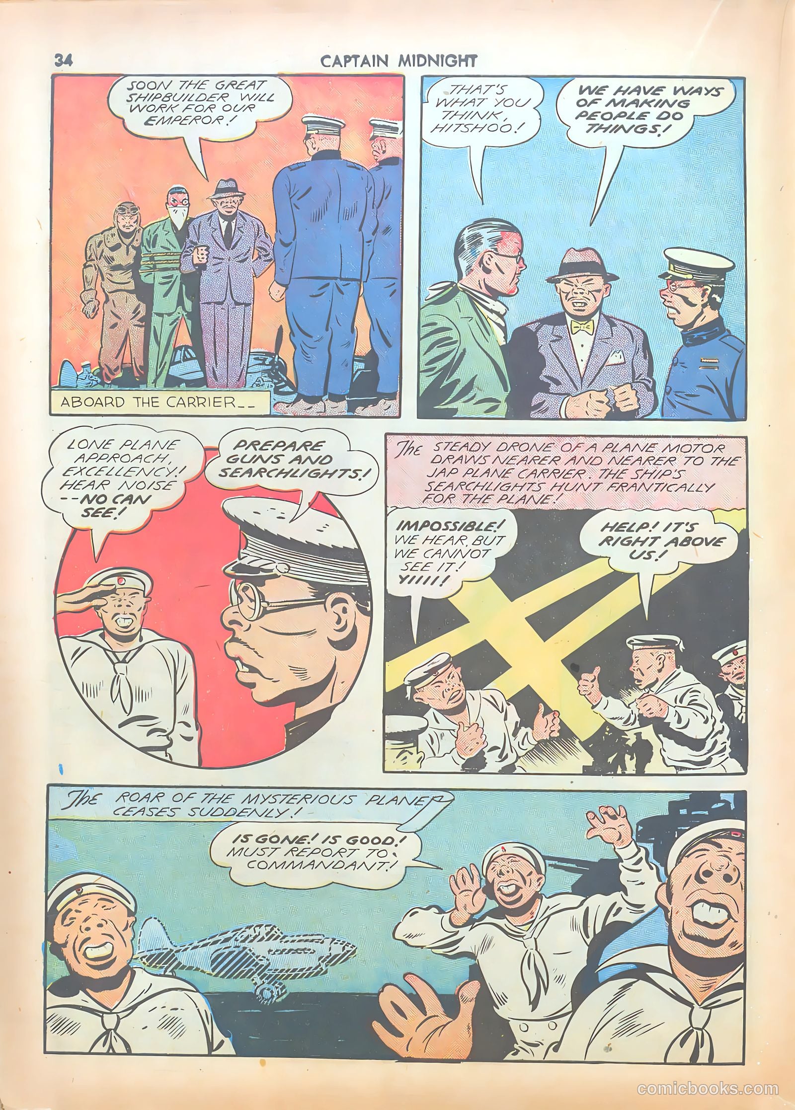 Captain Midnight #7 — page 34 of 68