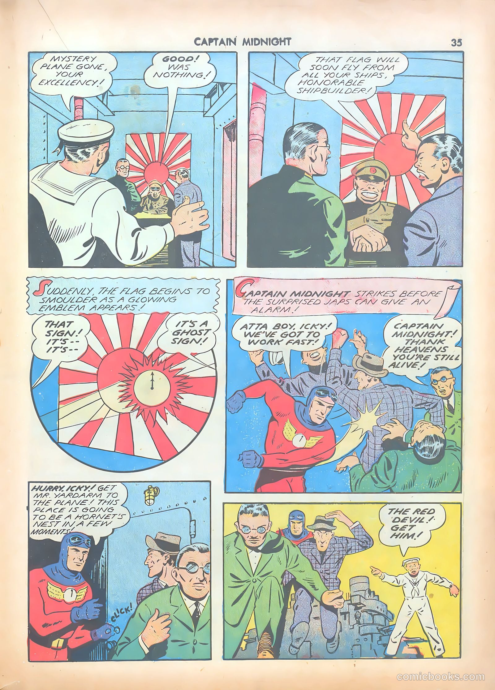 Captain Midnight #7 — page 35 of 68