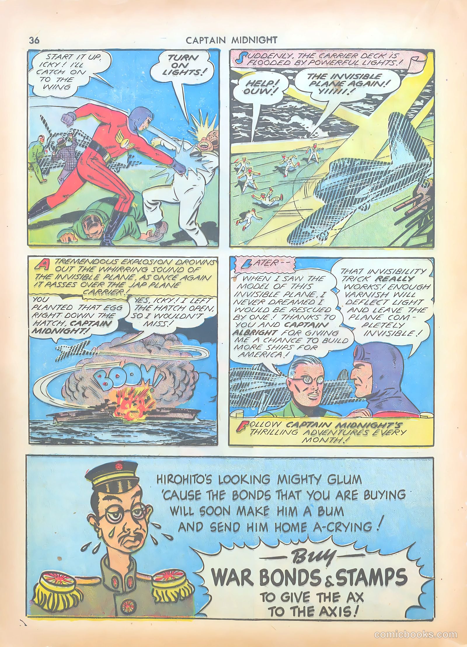 Captain Midnight #7 — page 36 of 68