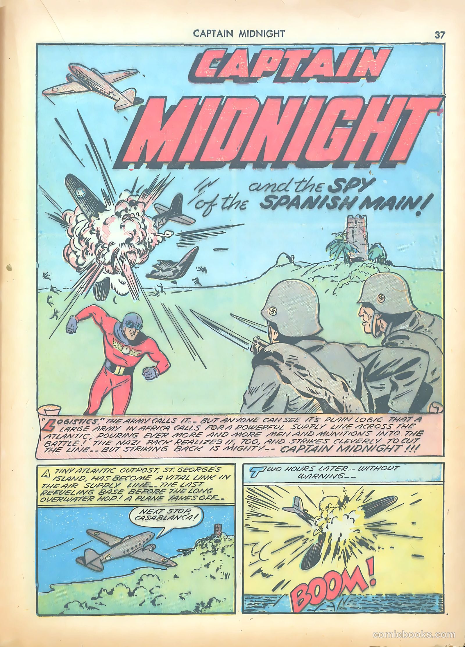 Captain Midnight #7 — page 37 of 68