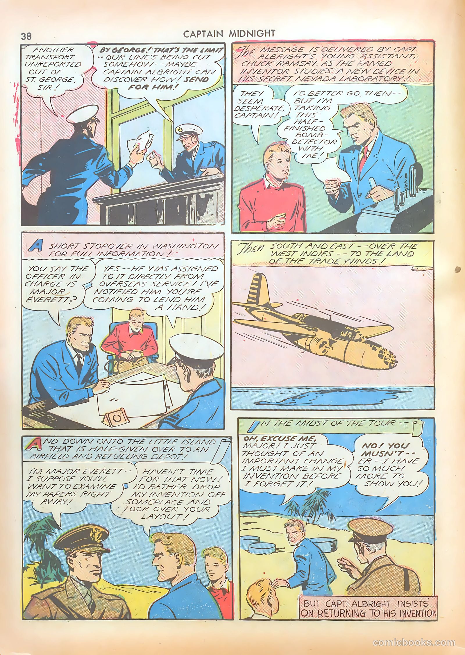 Captain Midnight #7 — page 38 of 68
