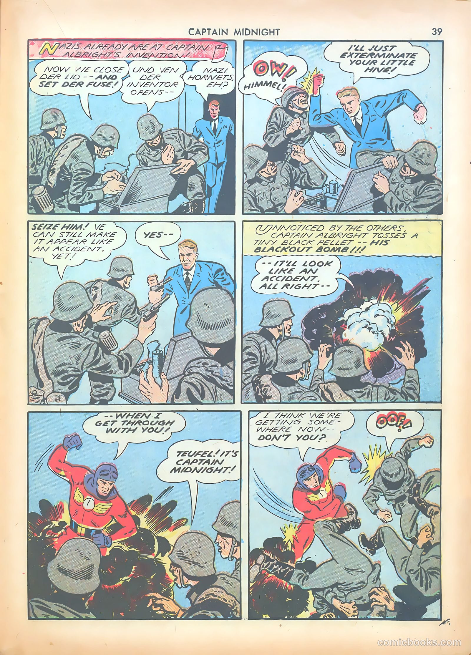 Captain Midnight #7 — page 39 of 68