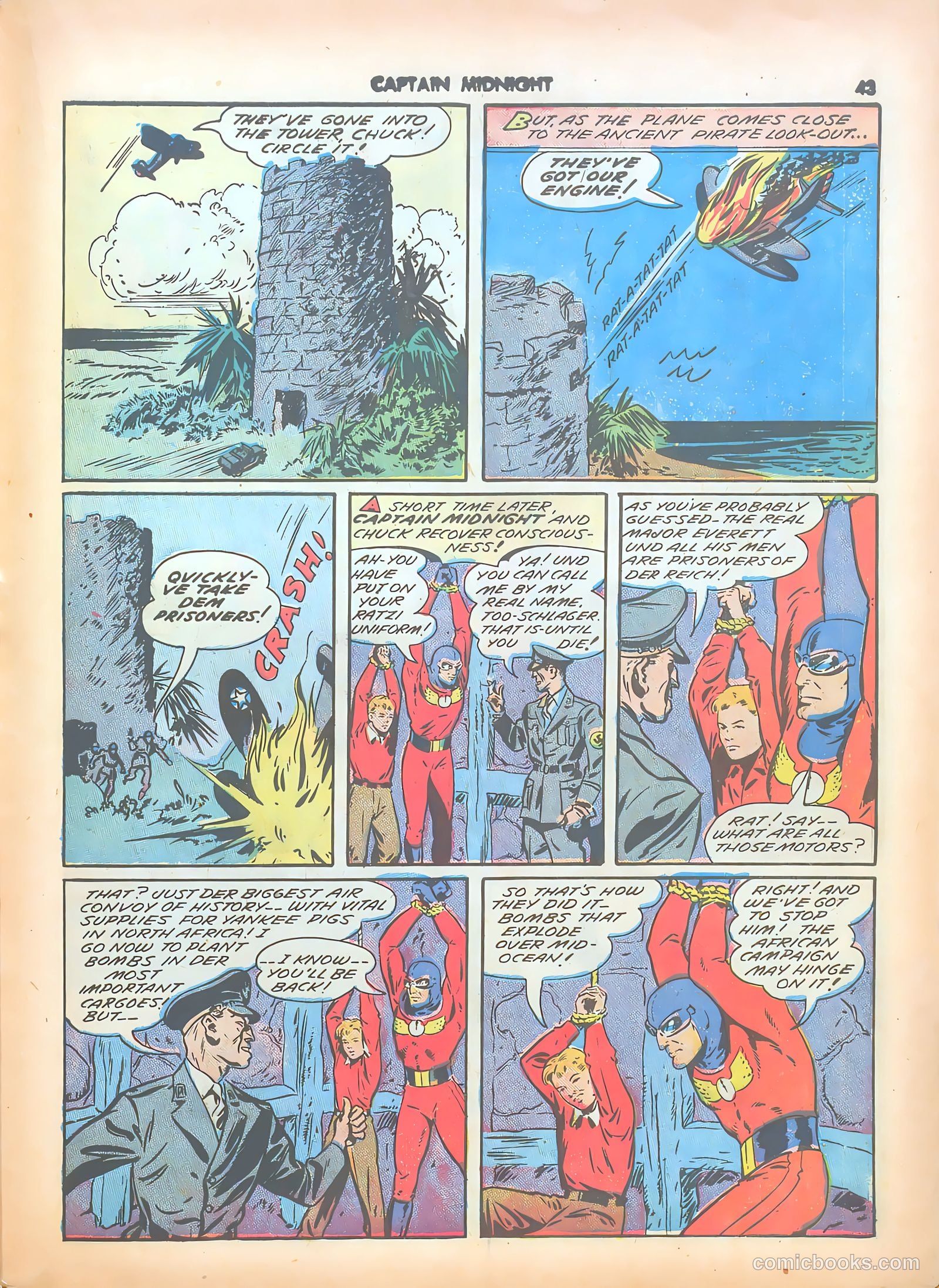 Captain Midnight #7 — page 43 of 68