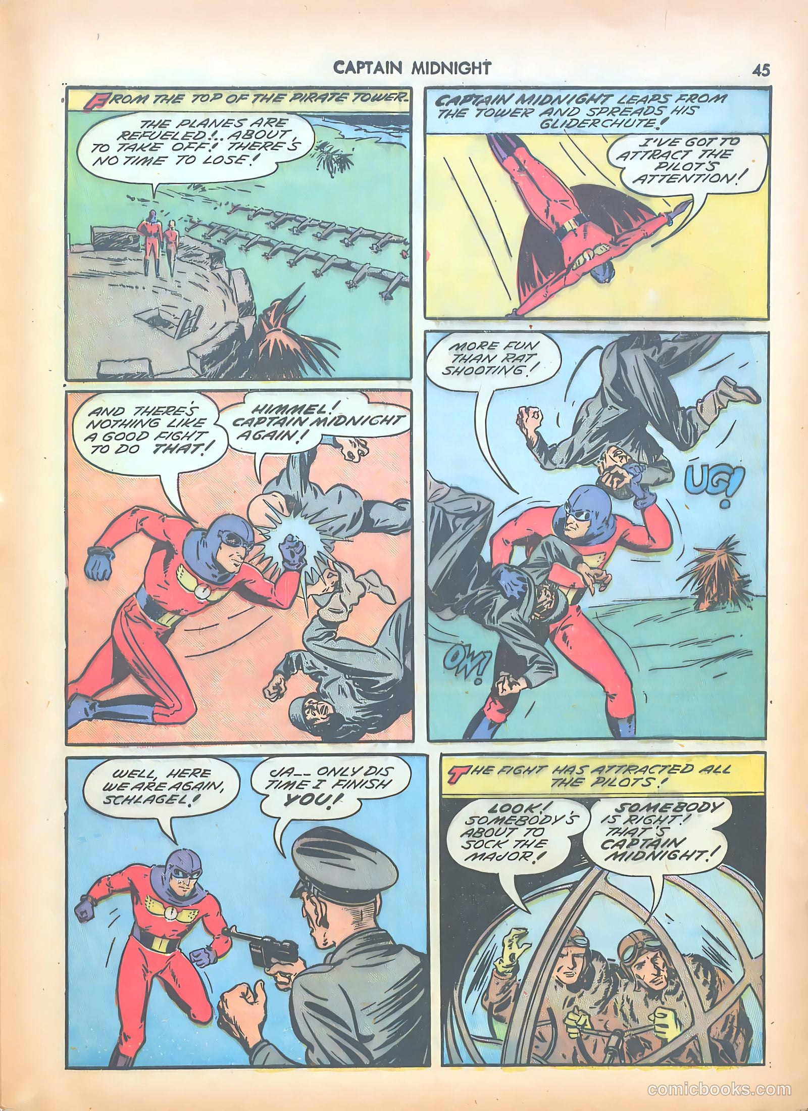 Captain Midnight #7 — page 45 of 68