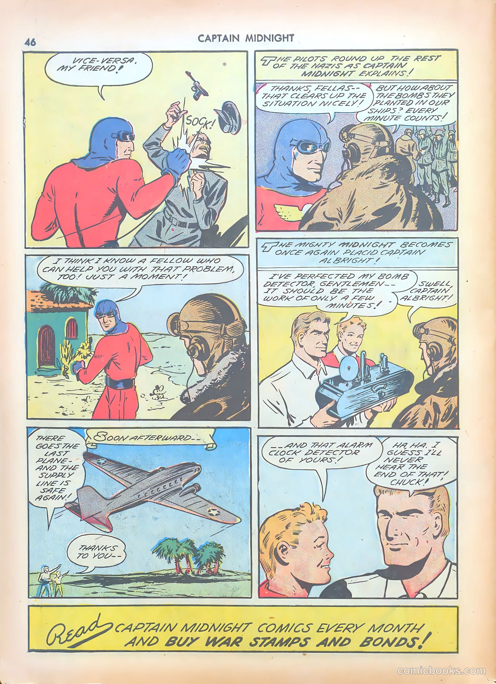 Captain Midnight #7 — page 46 of 68