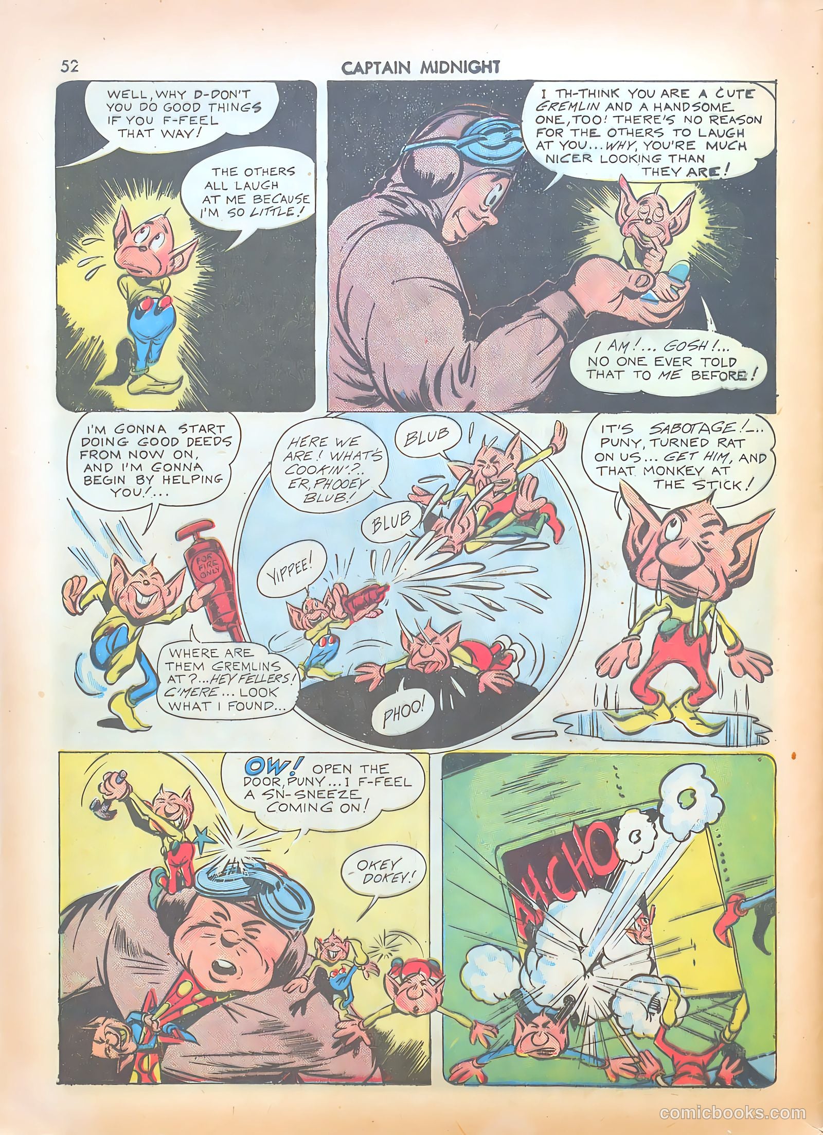 Captain Midnight #7 — page 52 of 68