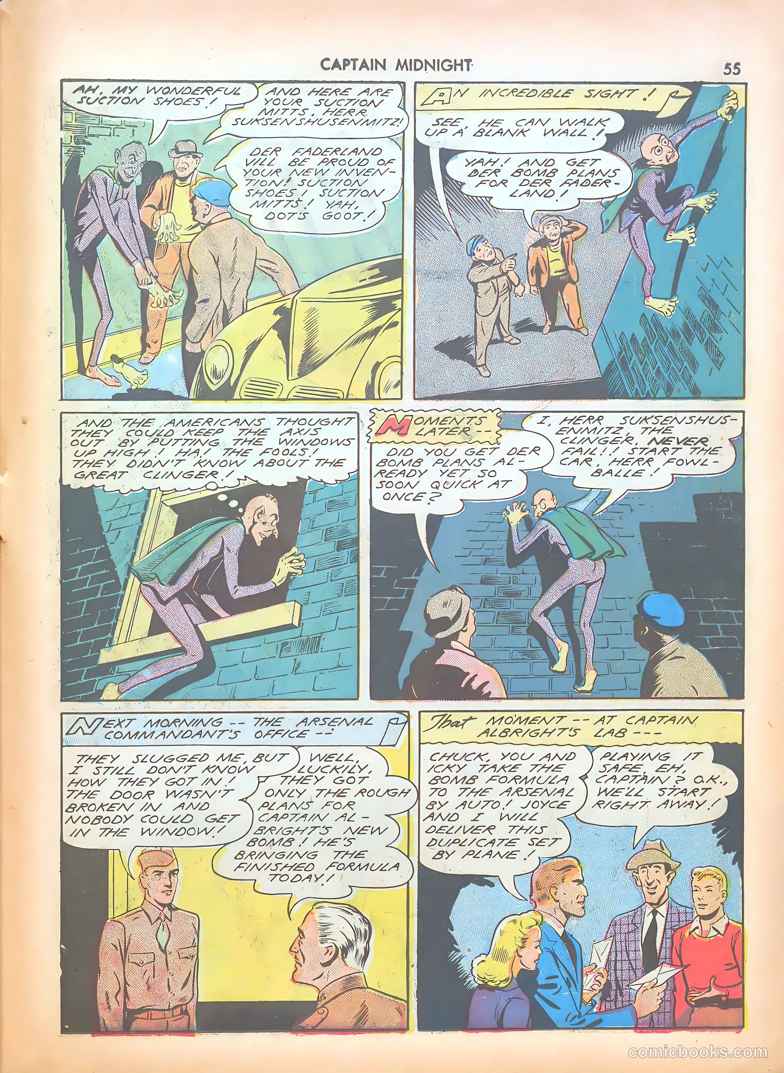 Captain Midnight #7 — page 55 of 68