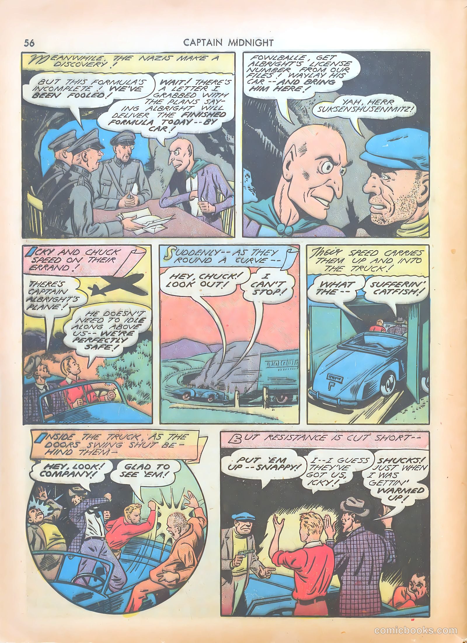Captain Midnight #7 — page 56 of 68