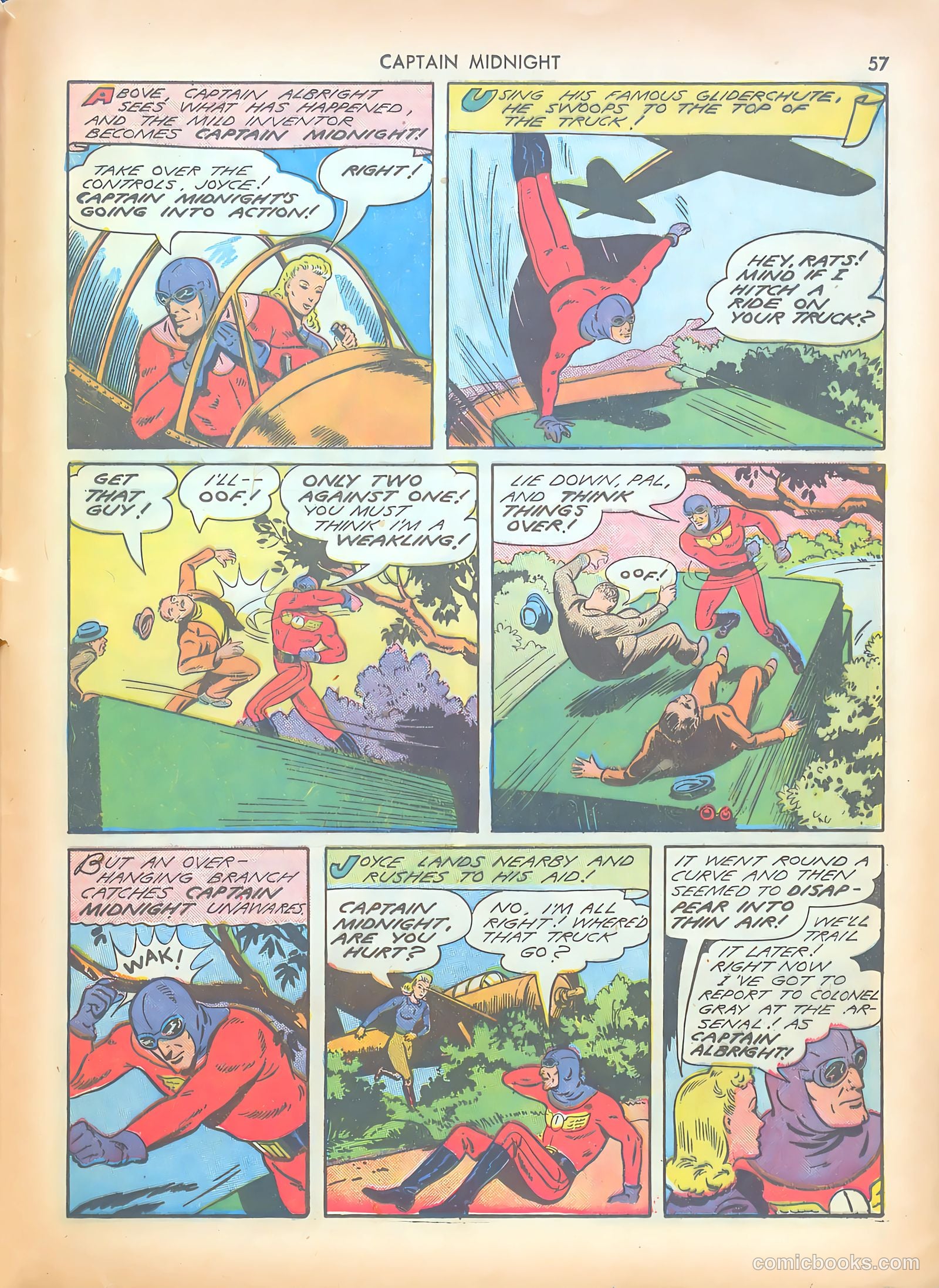 Captain Midnight #7 — page 57 of 68