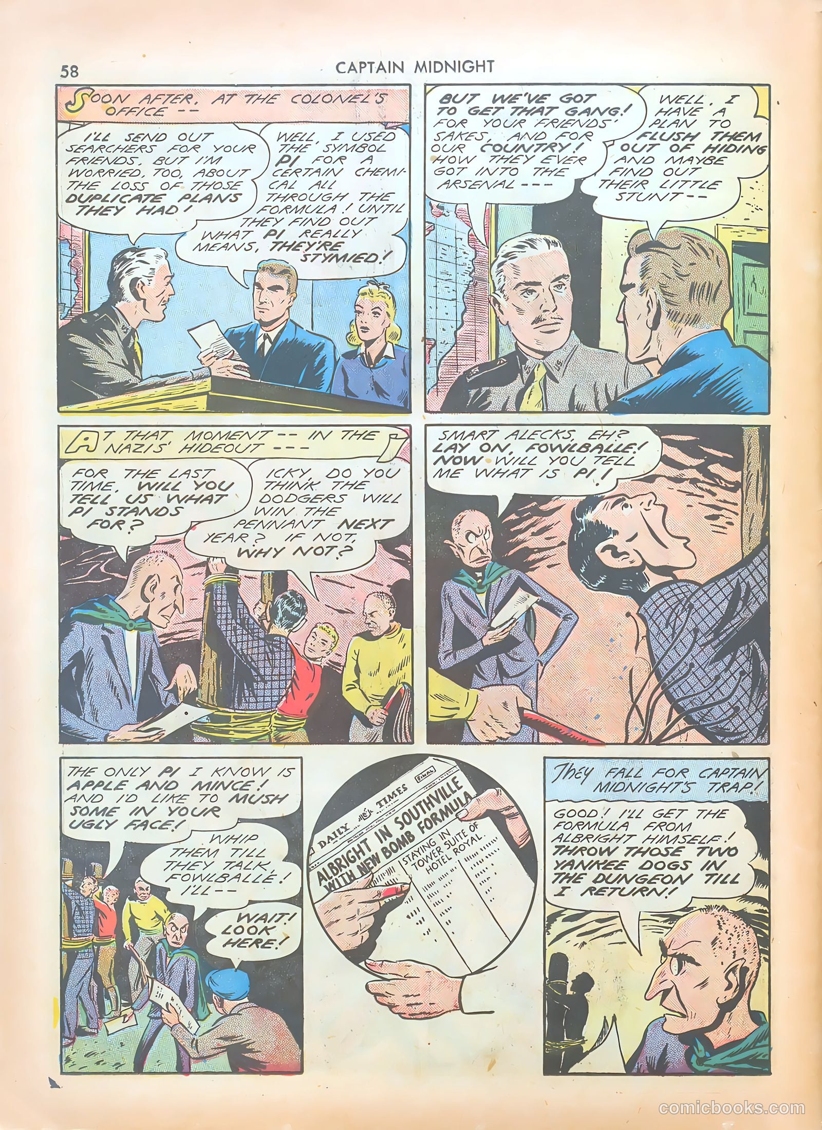 Captain Midnight #7 — page 58 of 68