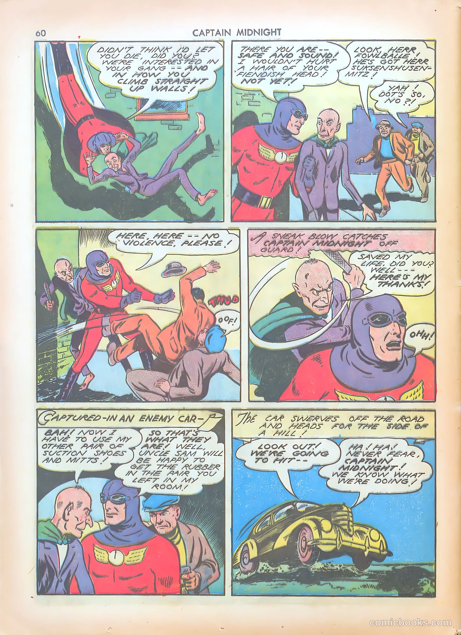 Captain Midnight #7 — page 60 of 68