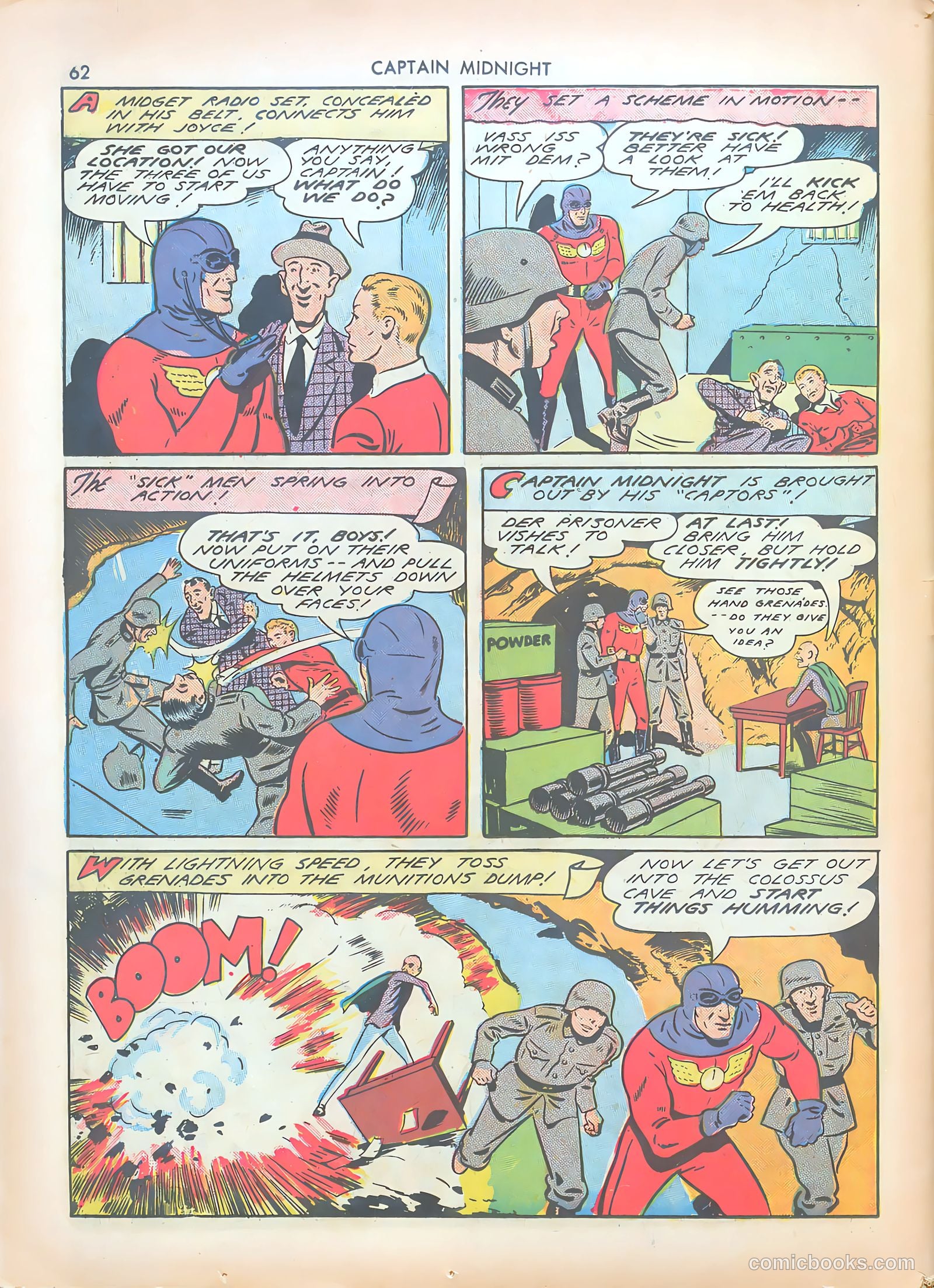 Captain Midnight #7 — page 62 of 68