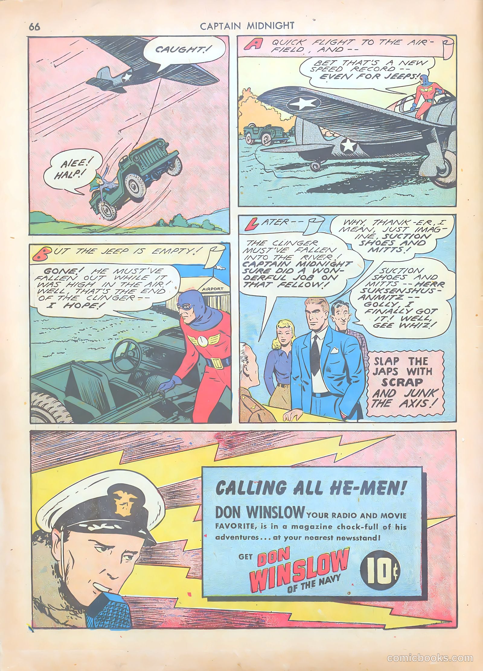Captain Midnight #7 — page 66 of 68